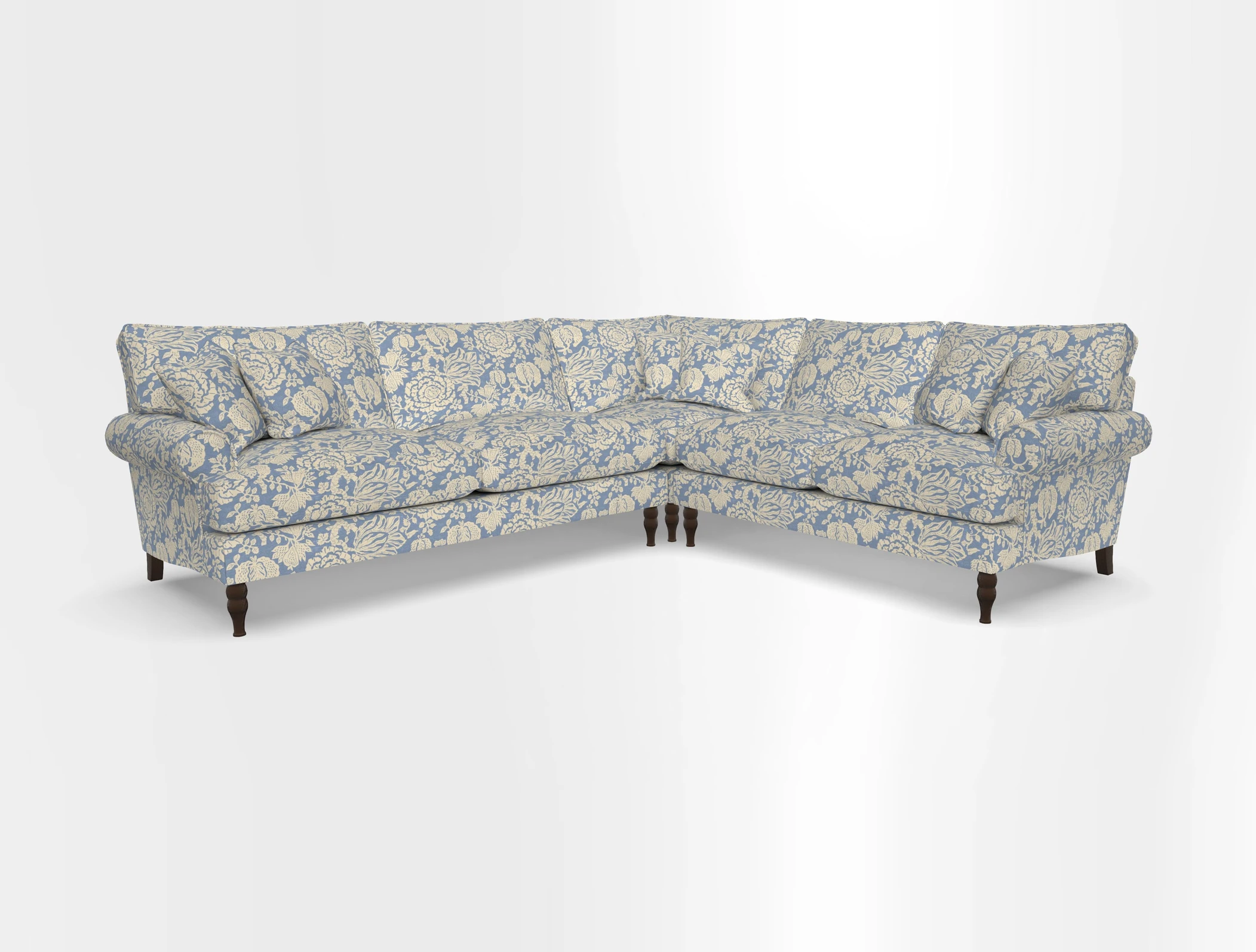 Cooksbridge corner sofa LHF in Cloth 21 Oak Leaf Beech