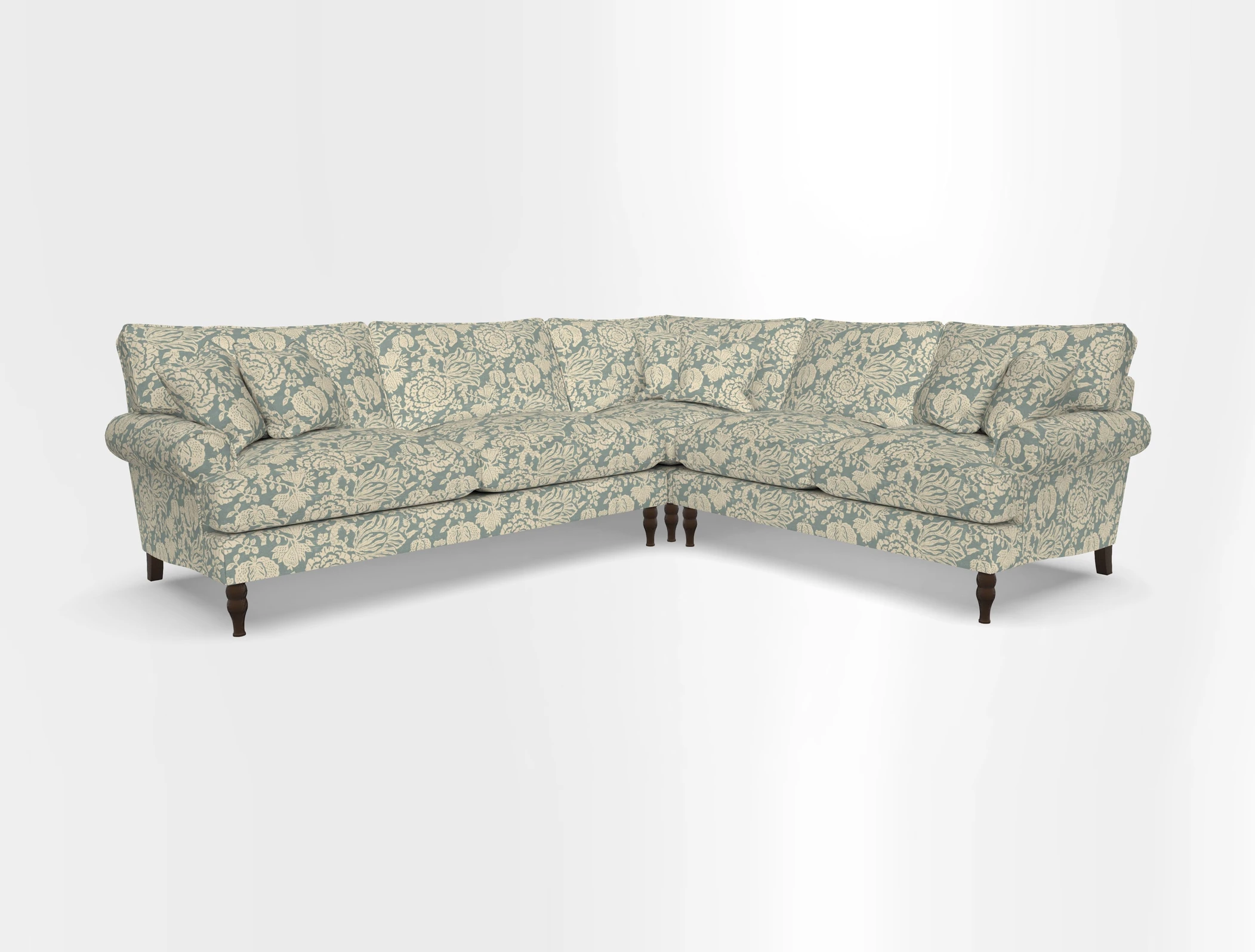 Cooksbridge corner sofa LHF in Cloth 21 Oak Leaf Beech
