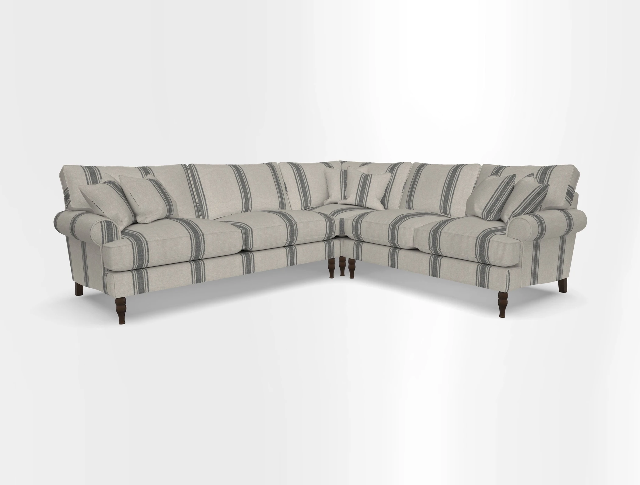 Cooksbridge corner sofa LHF in Cloth 21 Oak Leaf Beech