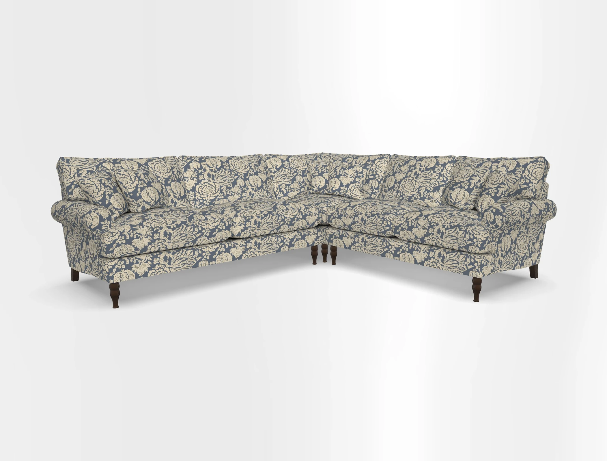 Cooksbridge corner sofa LHF in Cloth 21 Oak Leaf Beech