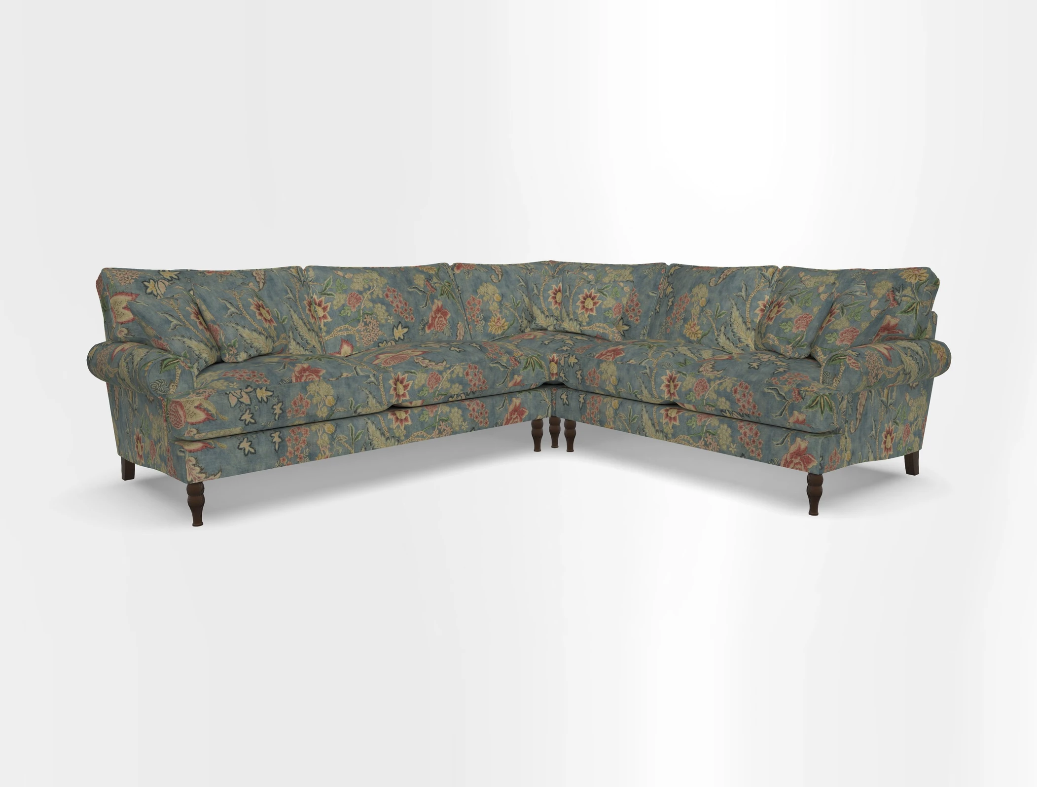 Cooksbridge corner sofa LHF in Cloth 21 Oak Leaf Beech