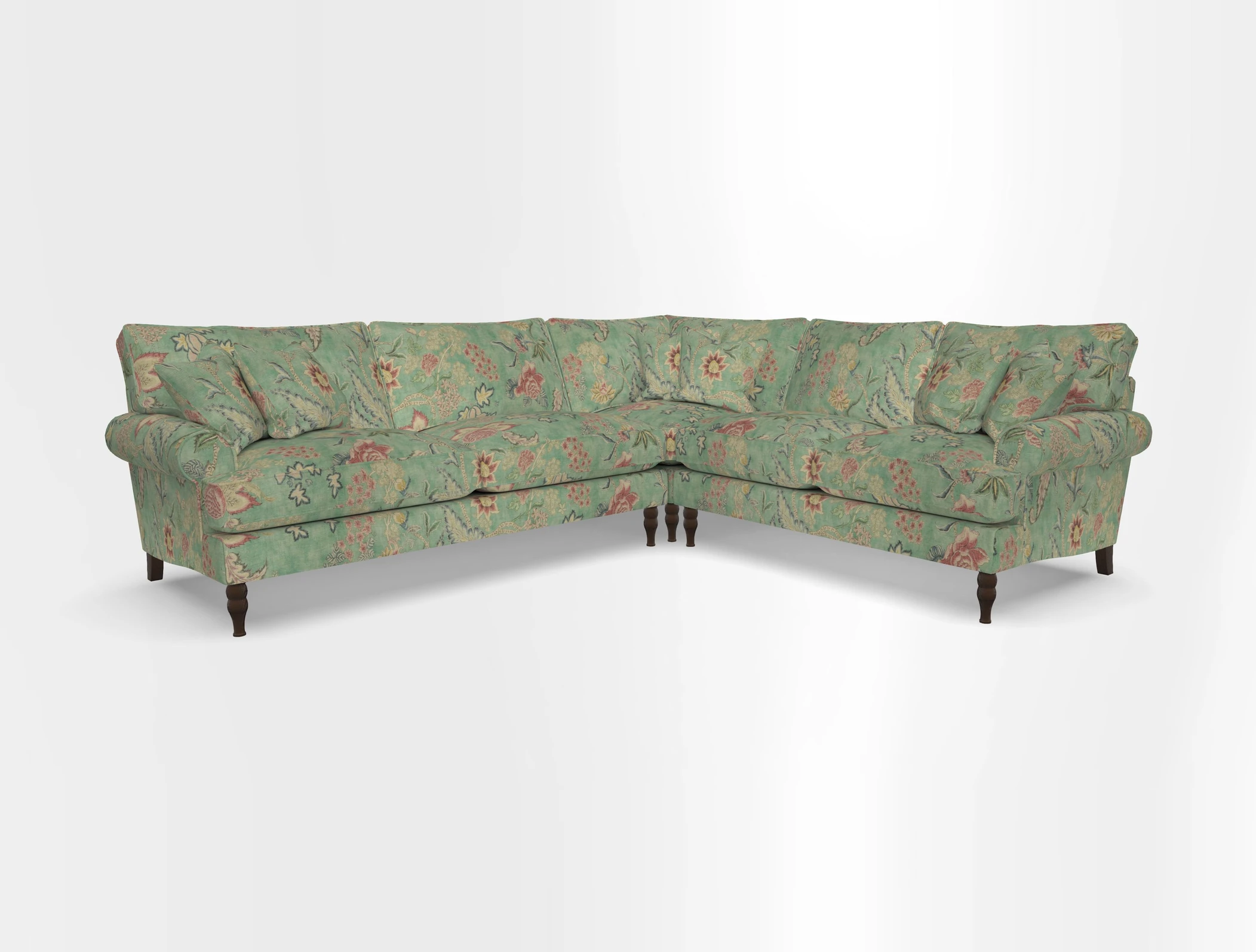Cooksbridge corner sofa LHF in Cloth 21 Oak Leaf Beech