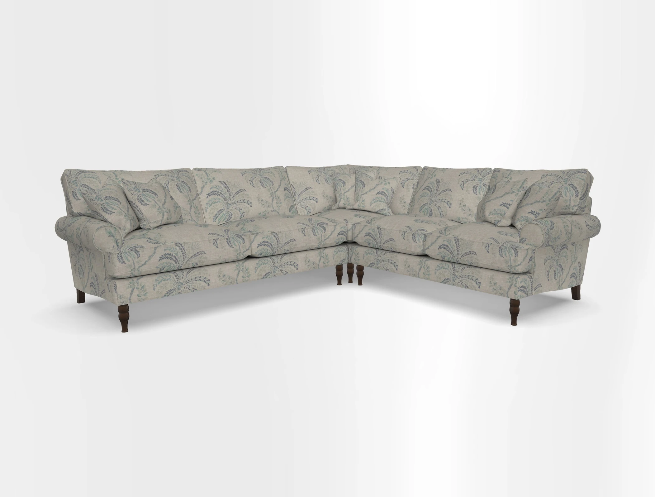 Cooksbridge corner sofa LHF in Cloth 21 Oak Leaf Beech