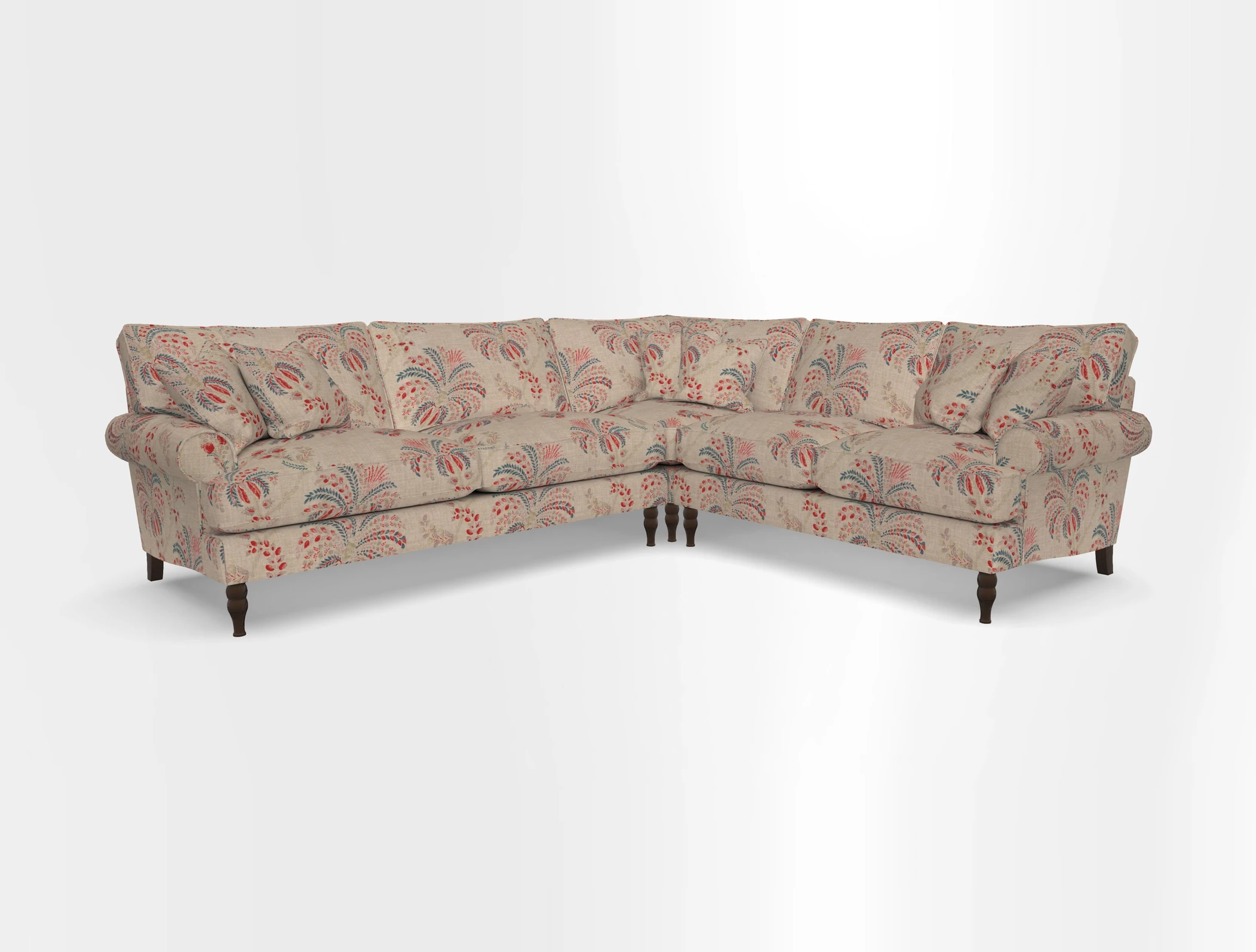 Cooksbridge corner sofa LHF in Cloth 21 Oak Leaf Beech