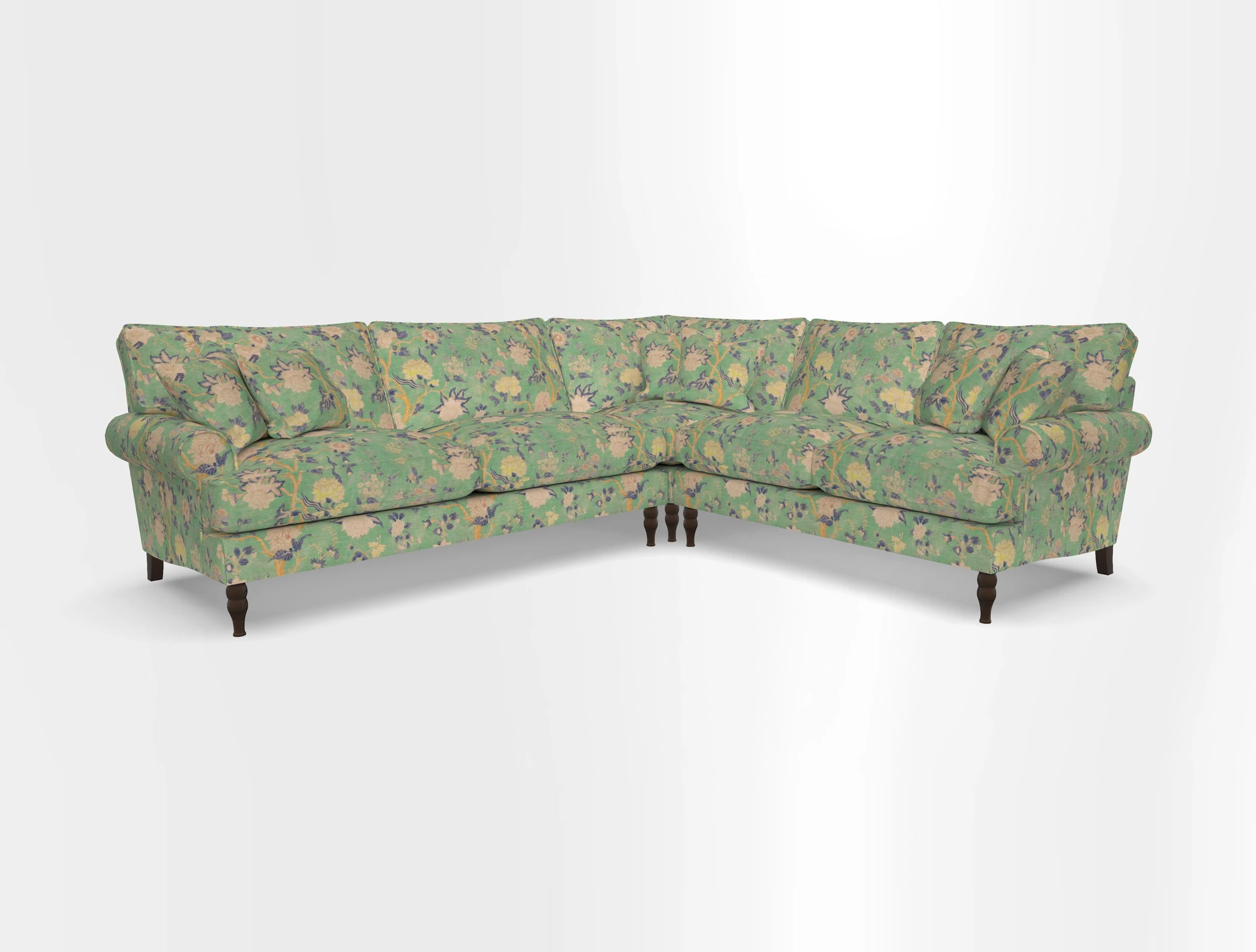 Cooksbridge corner sofa LHF in Cloth 21 Oak Leaf Beech