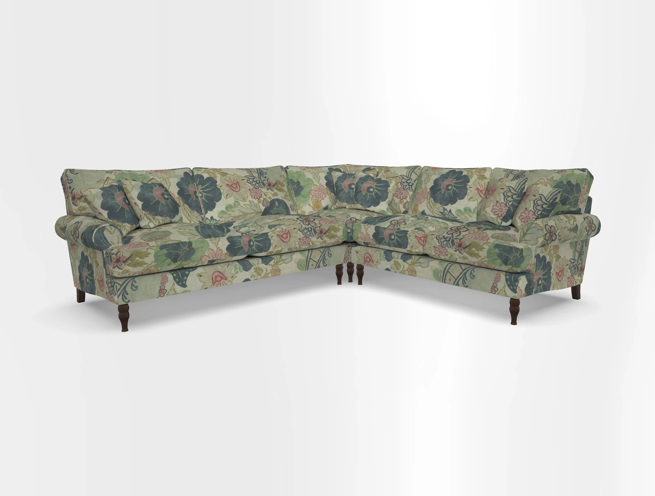 Cooksbridge corner sofa LHF in Cloth 21 Oak Leaf Beech