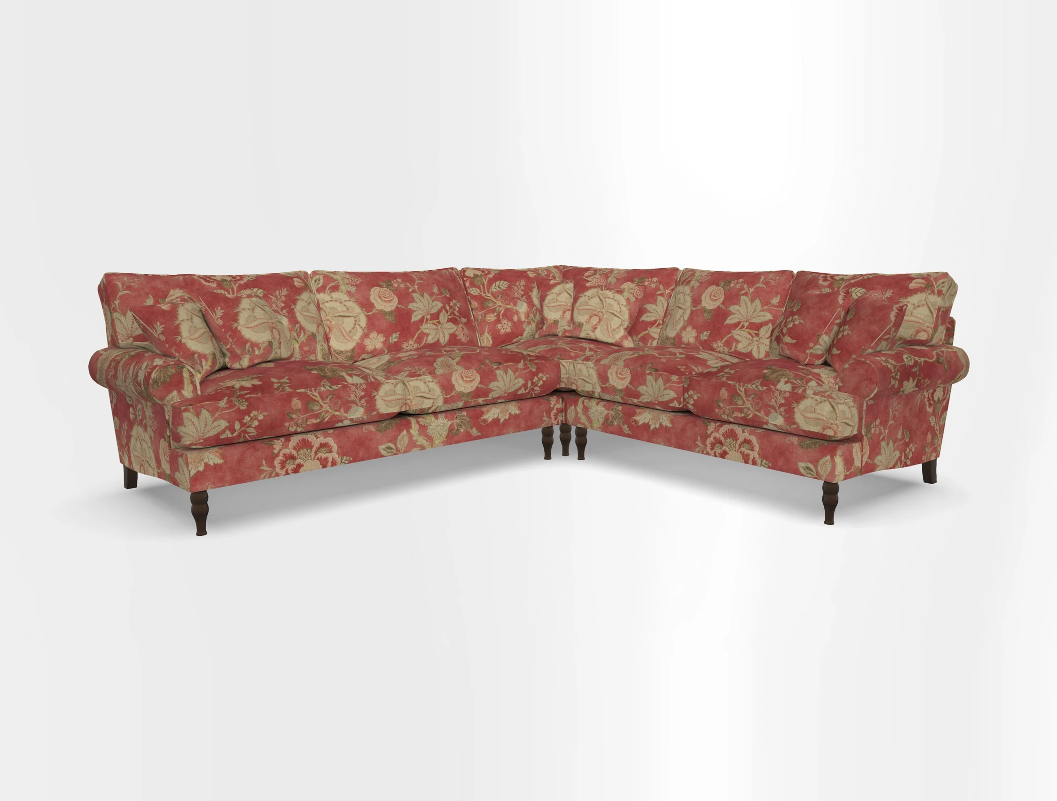 Cooksbridge corner sofa LHF in Cloth 21 Oak Leaf Beech