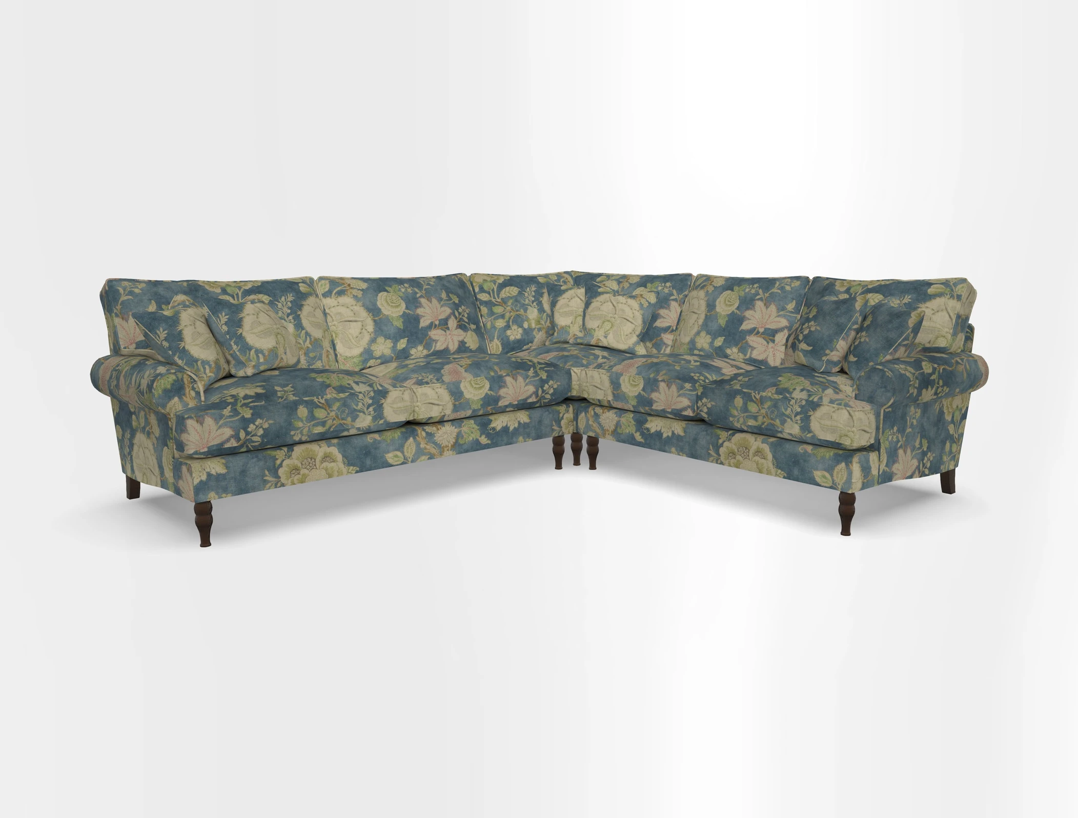 Cooksbridge corner sofa LHF in Cloth 21 Oak Leaf Beech