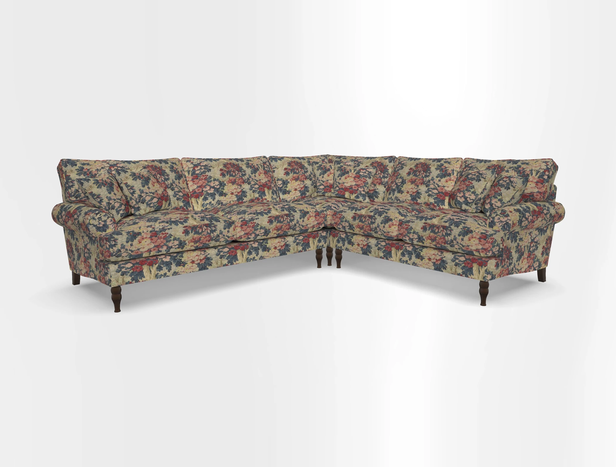 Cooksbridge corner sofa LHF in Cloth 21 Oak Leaf Beech