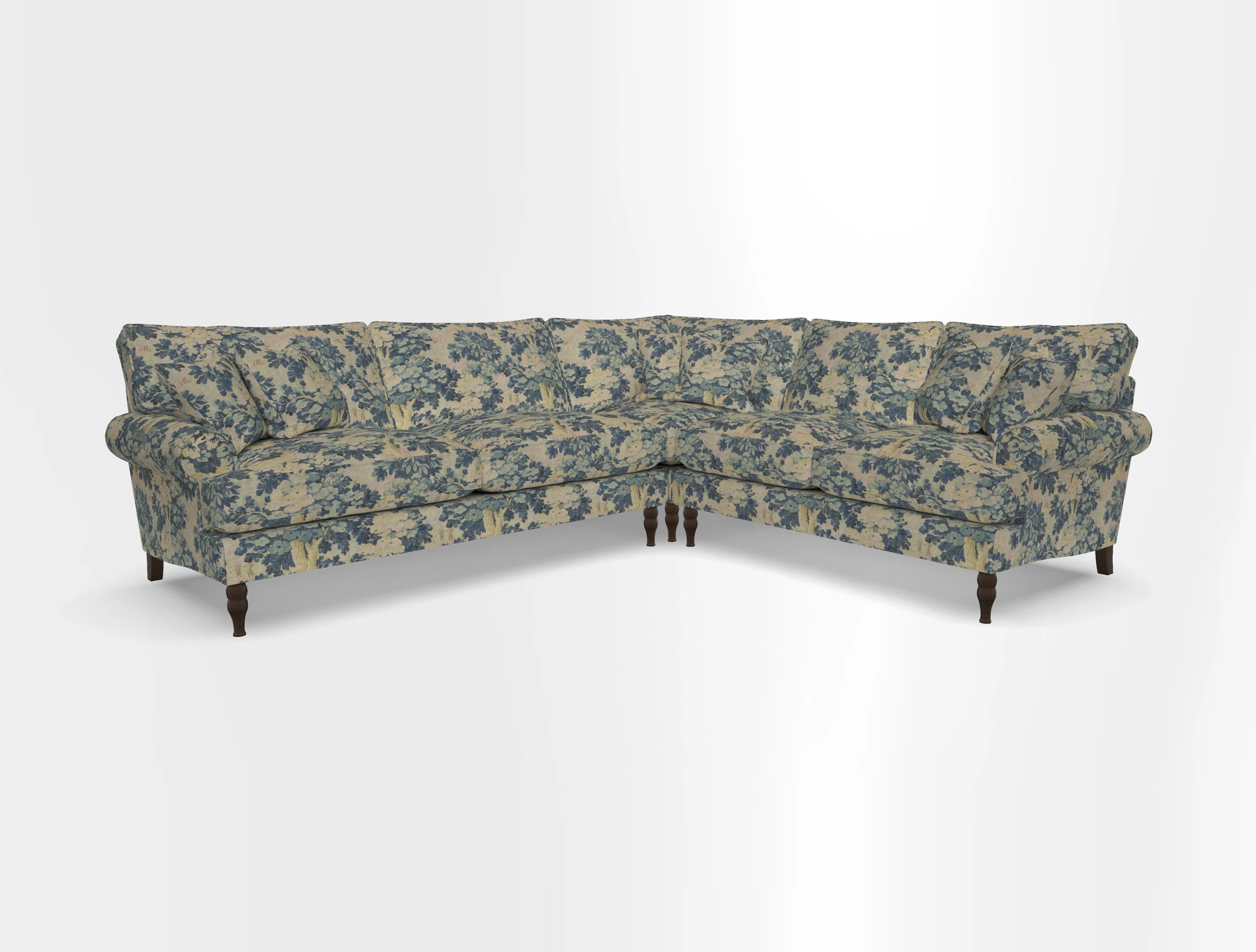 Cooksbridge corner sofa LHF in Cloth 21 Oak Leaf Beech