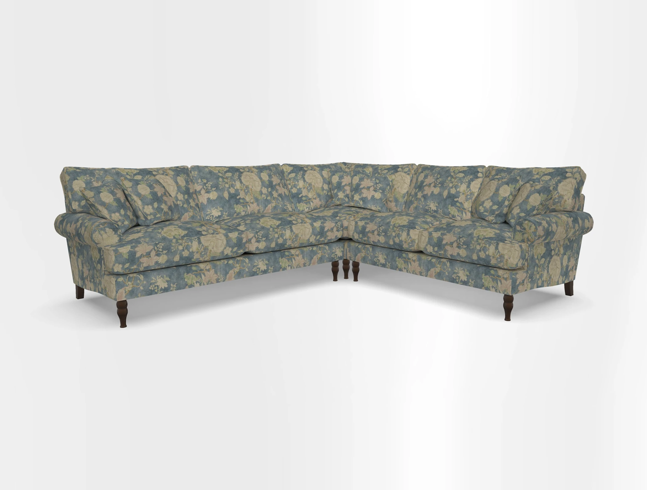 Cooksbridge corner sofa LHF in Cloth 21 Oak Leaf Beech