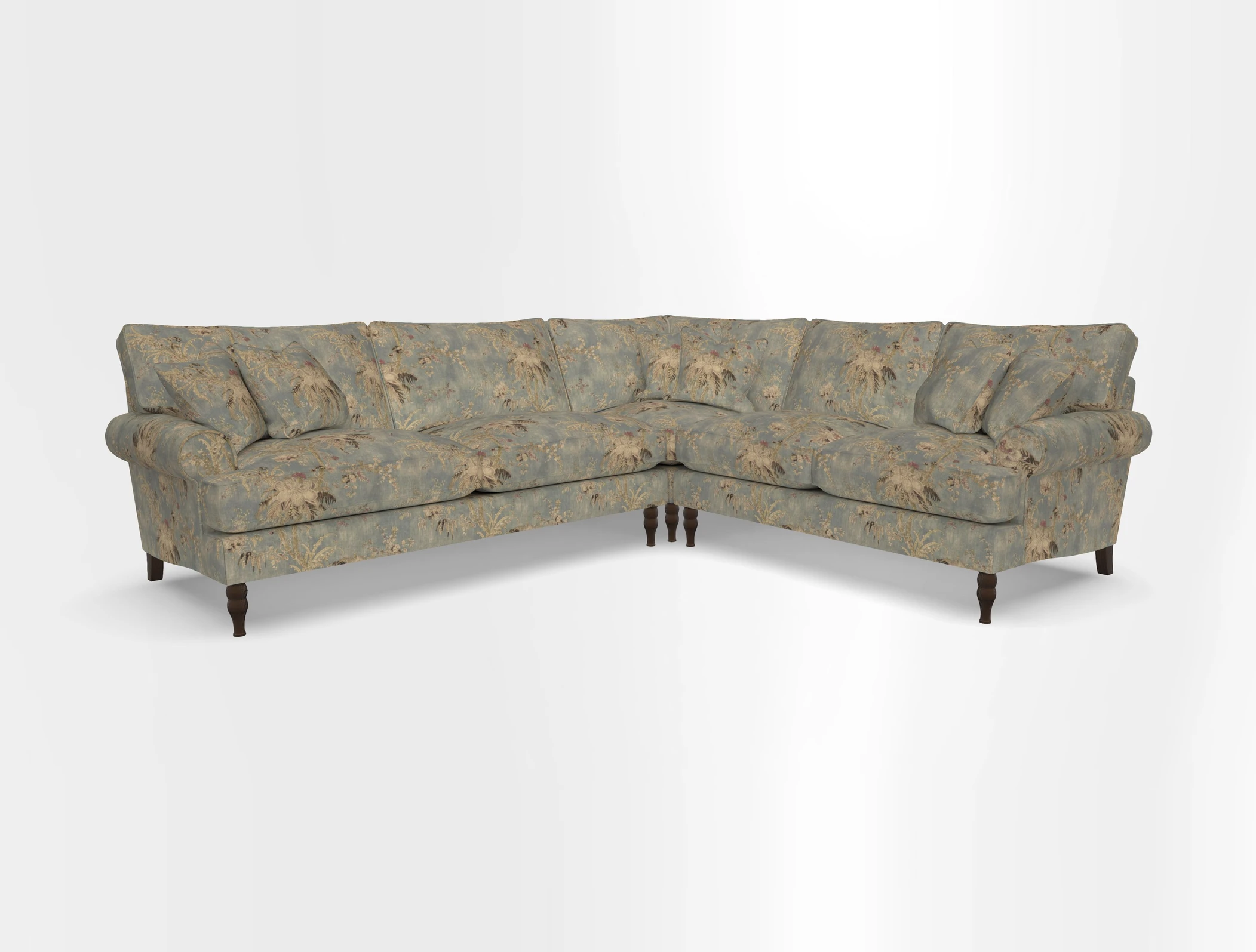 Cooksbridge corner sofa LHF in Cloth 21 Oak Leaf Beech
