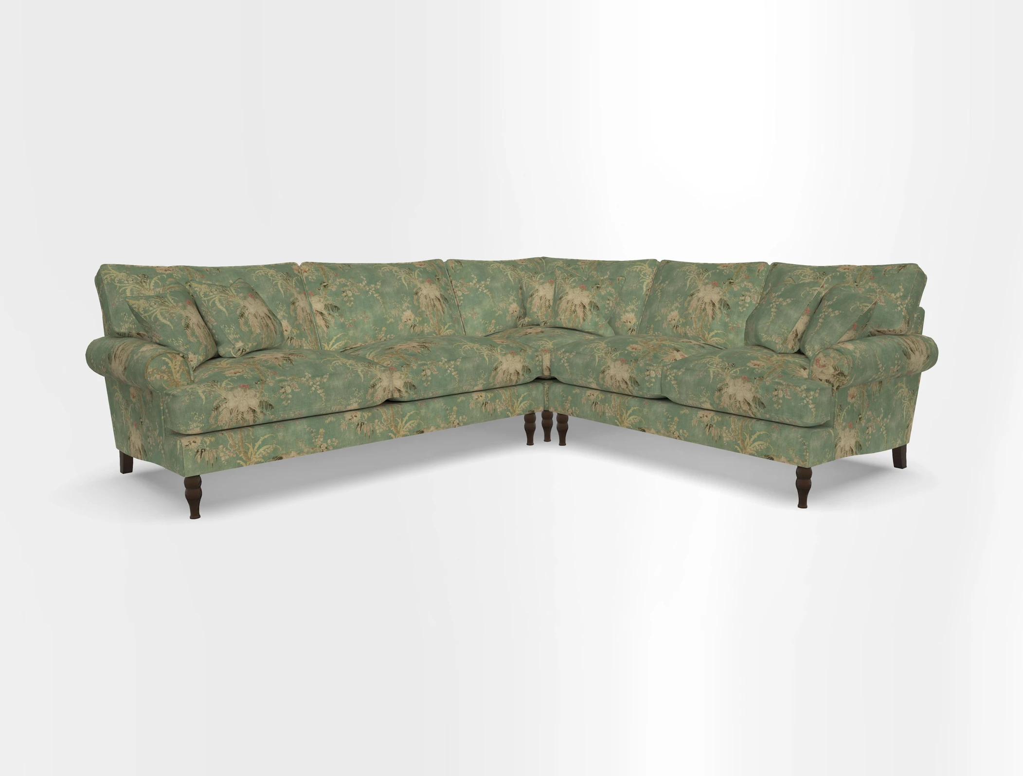 Cooksbridge corner sofa LHF in Cloth 21 Oak Leaf Beech