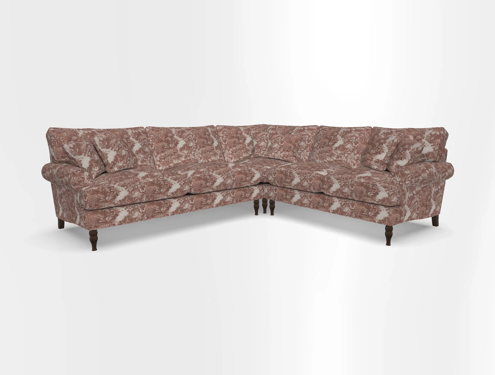 Cooksbridge corner sofa LHF in Cloth 21 Oak Leaf Beech