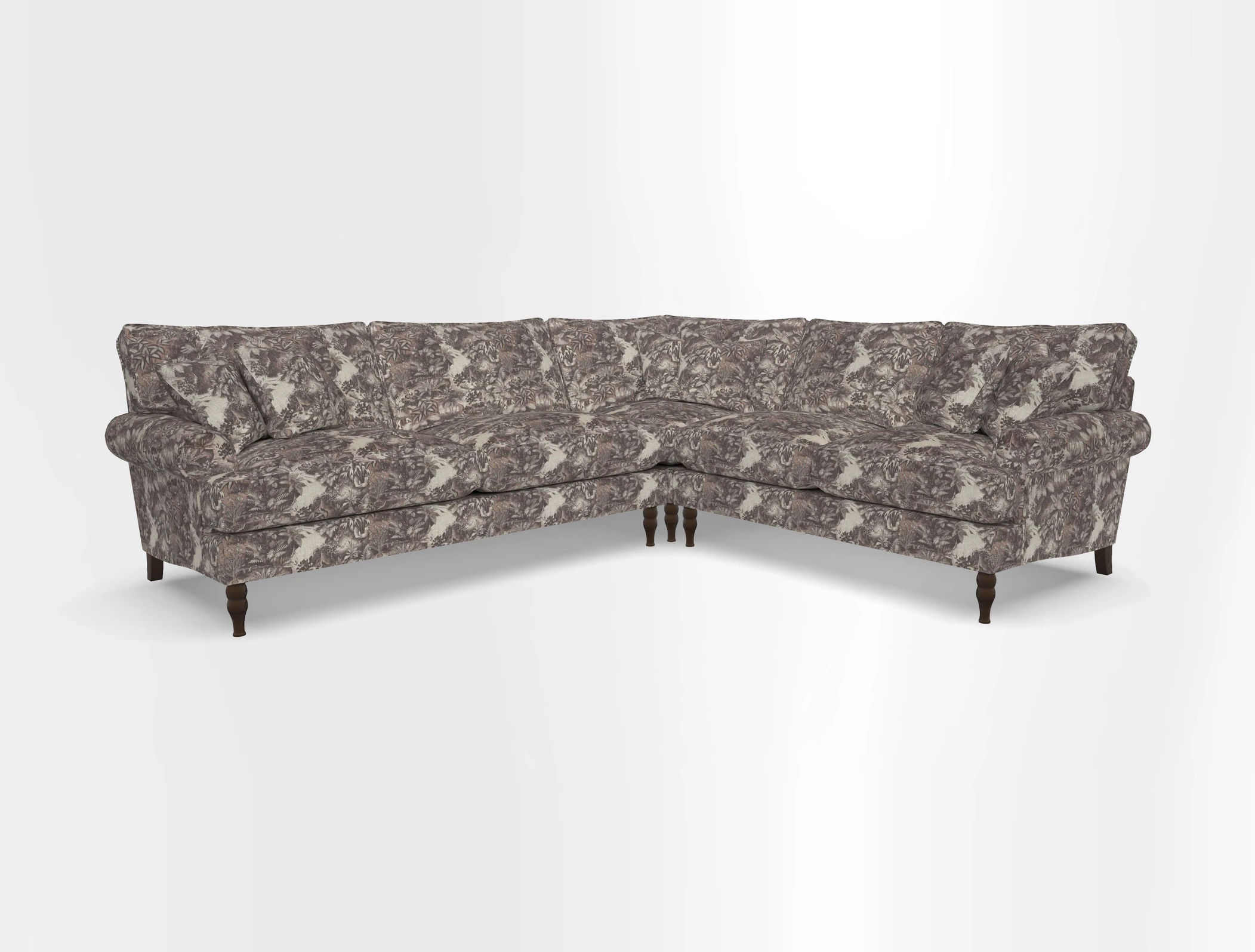 Cooksbridge corner sofa LHF in Cloth 21 Oak Leaf Beech