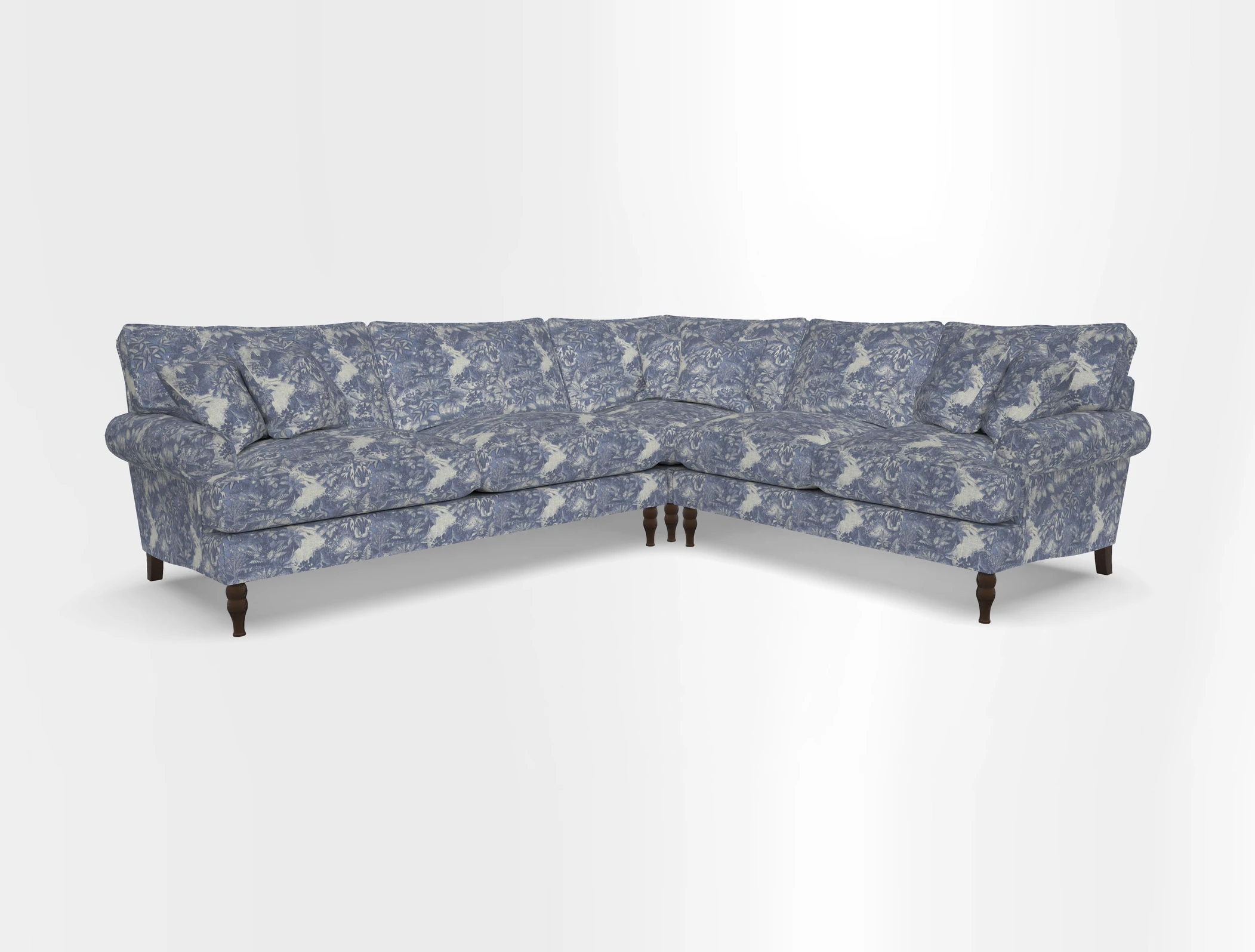 Cooksbridge corner sofa LHF in Cloth 21 Oak Leaf Beech