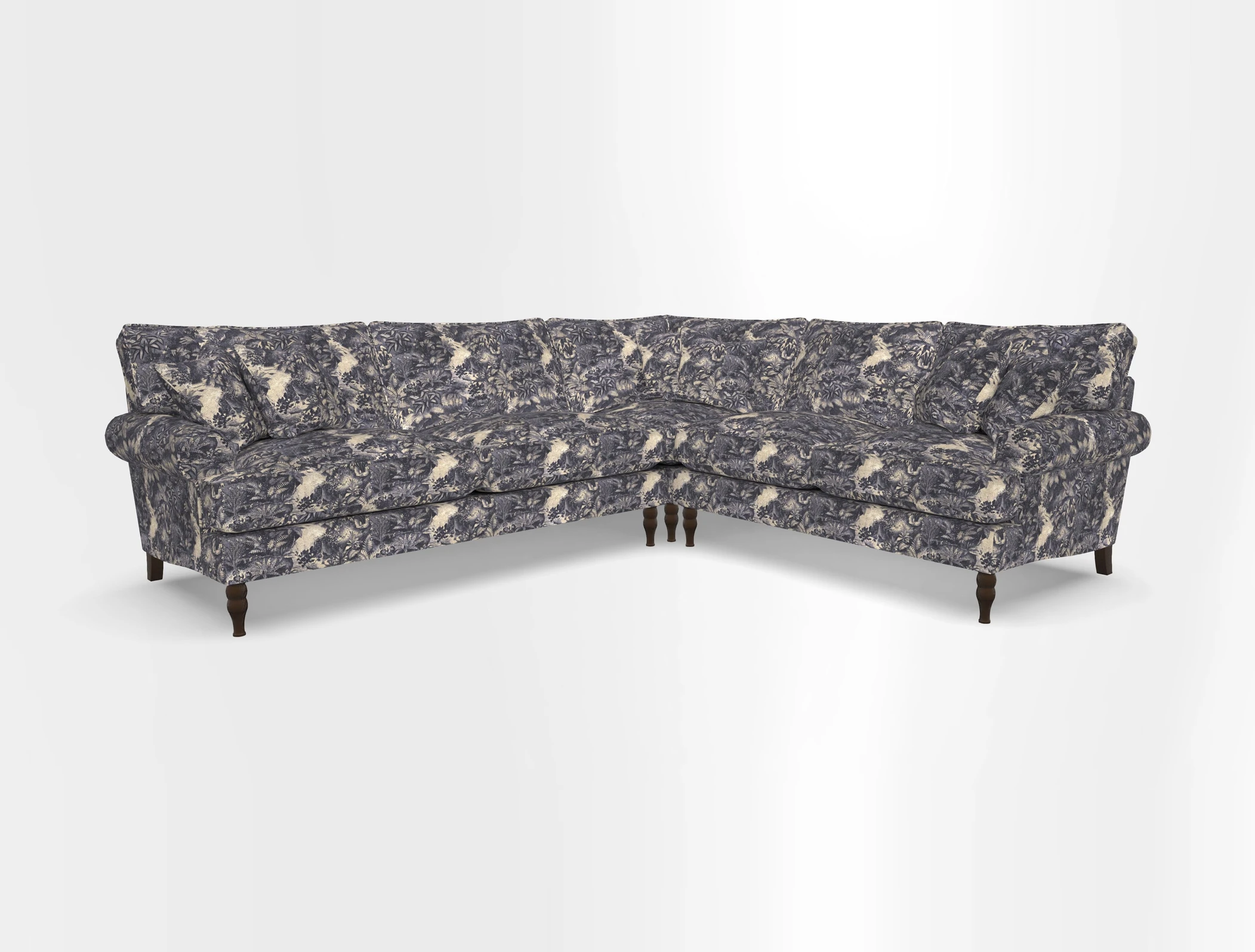 Cooksbridge corner sofa LHF in Cloth 21 Oak Leaf Beech