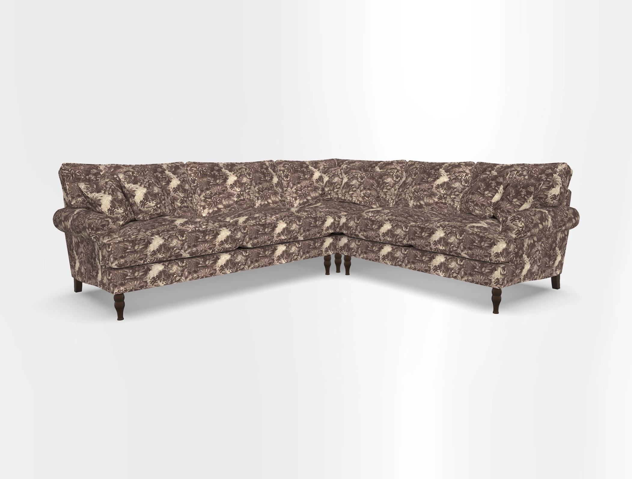 Cooksbridge corner sofa LHF in Cloth 21 Oak Leaf Beech
