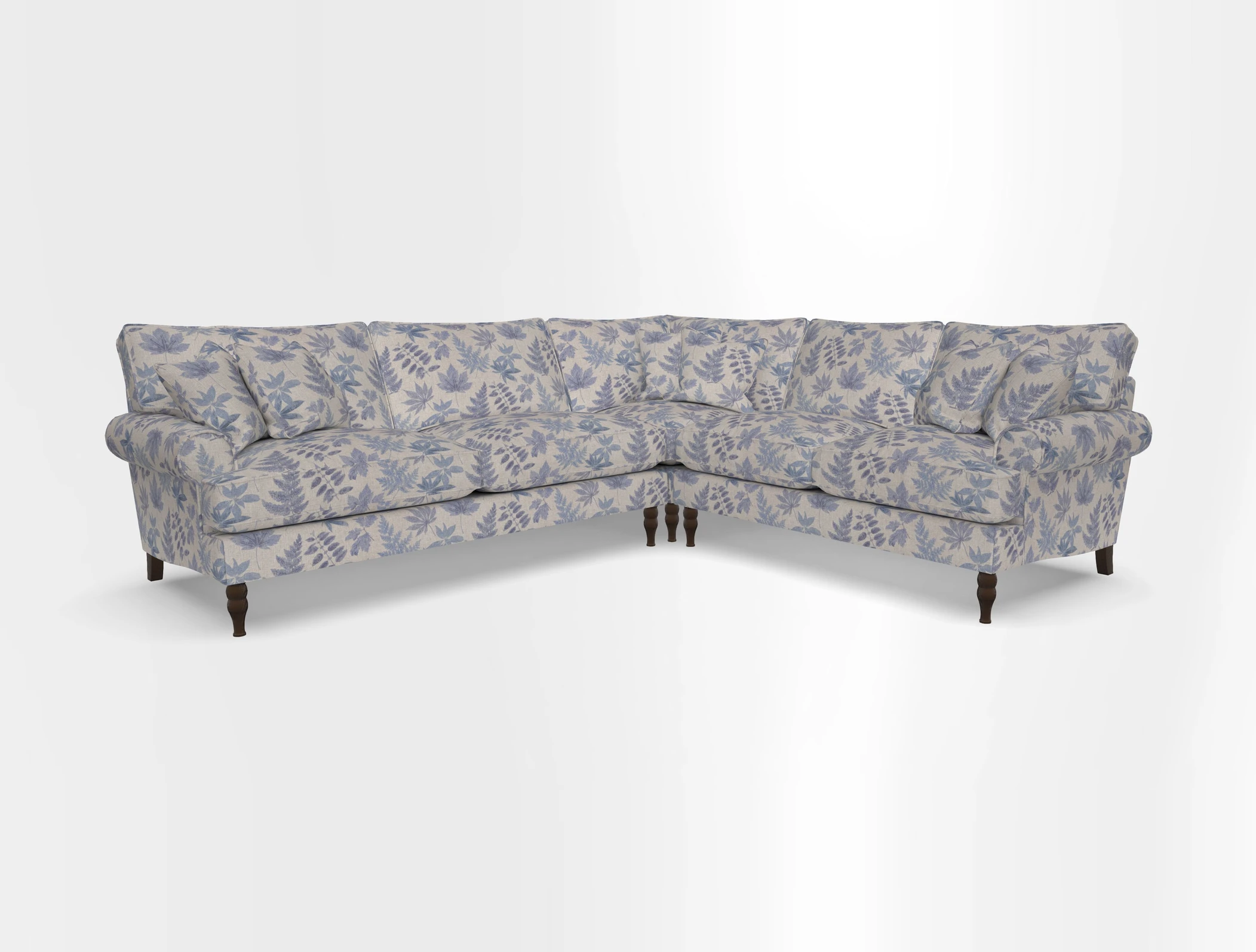 Cooksbridge corner sofa LHF in Cloth 21 Oak Leaf Beech