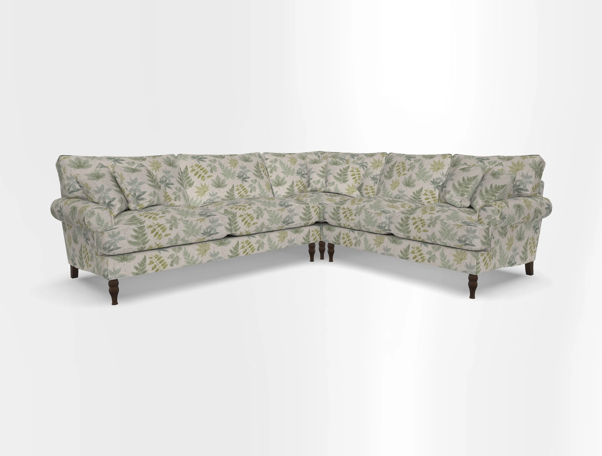 Cooksbridge corner sofa LHF in Cloth 21 Oak Leaf Beech