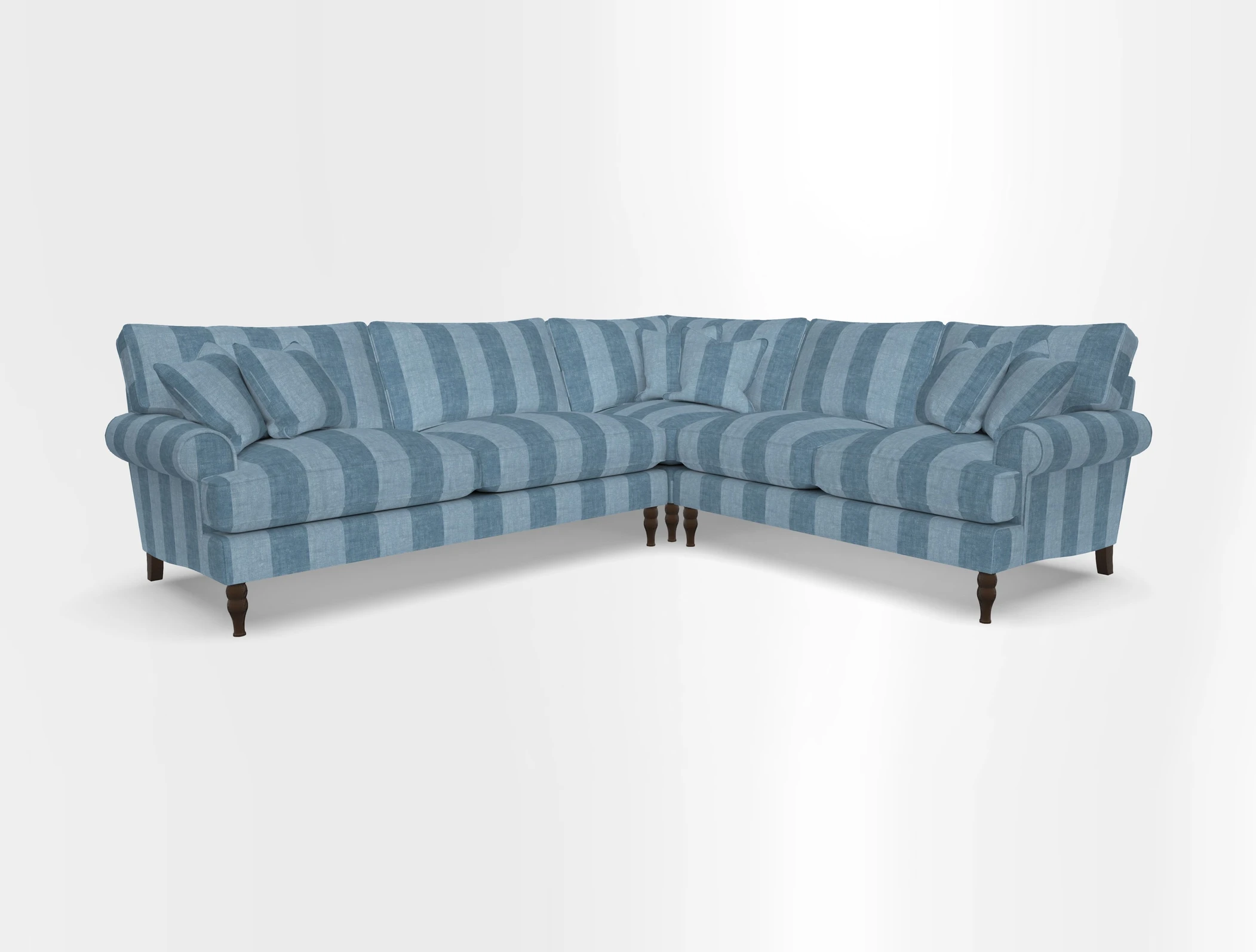 Cooksbridge corner sofa LHF in Cloth 21 Oak Leaf Beech