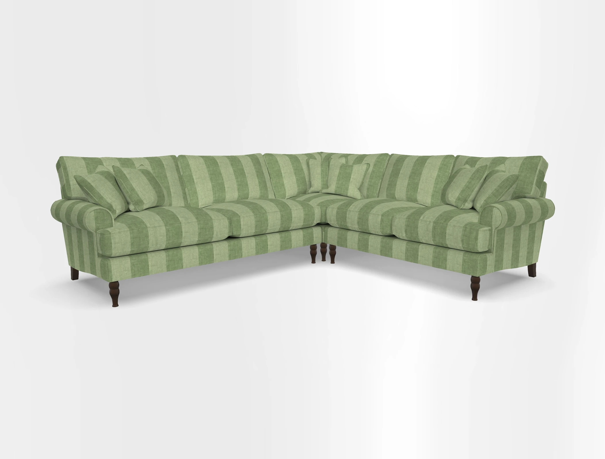 Cooksbridge corner sofa LHF in Cloth 21 Oak Leaf Beech