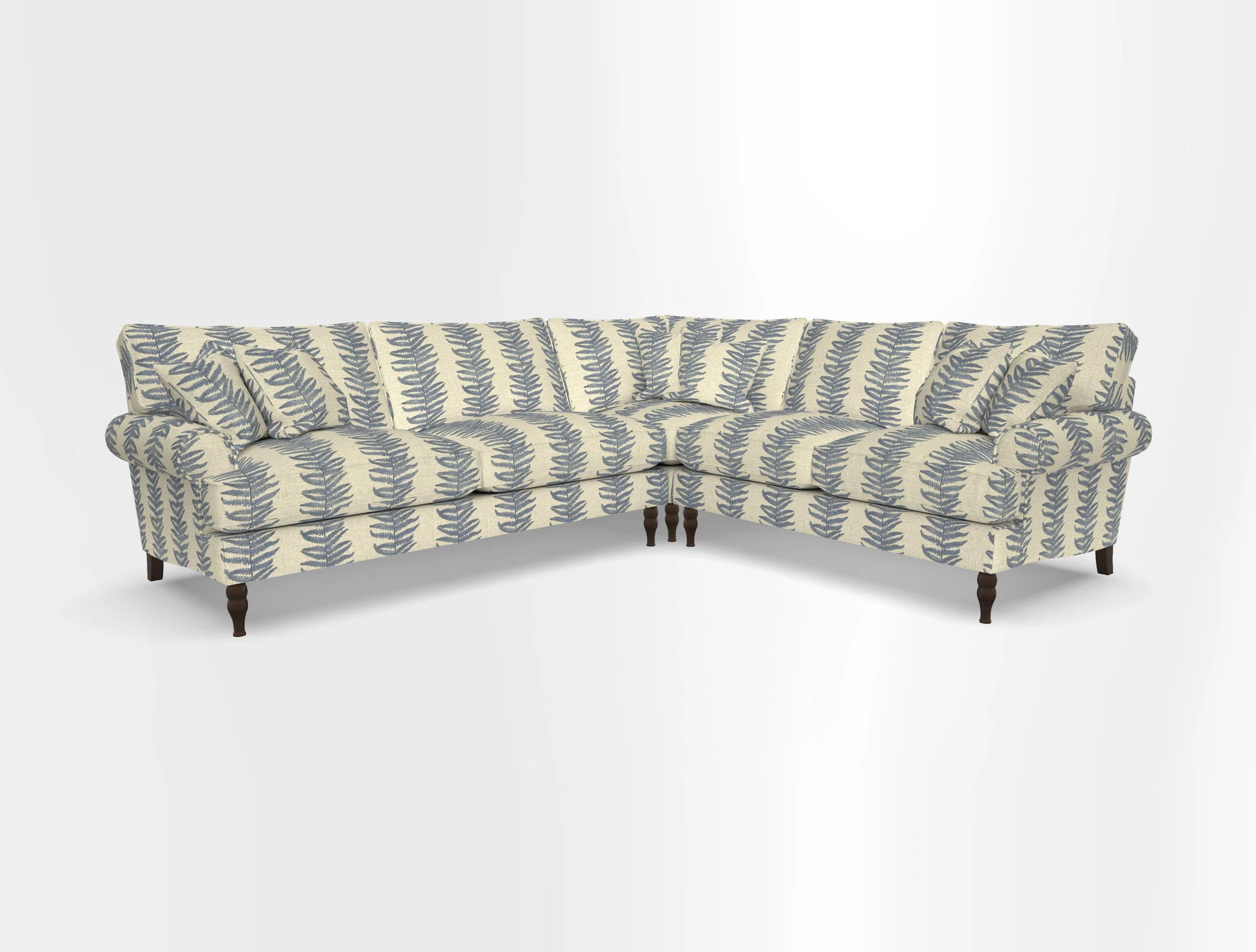 Cooksbridge corner sofa LHF in Cloth 21 Oak Leaf Beech