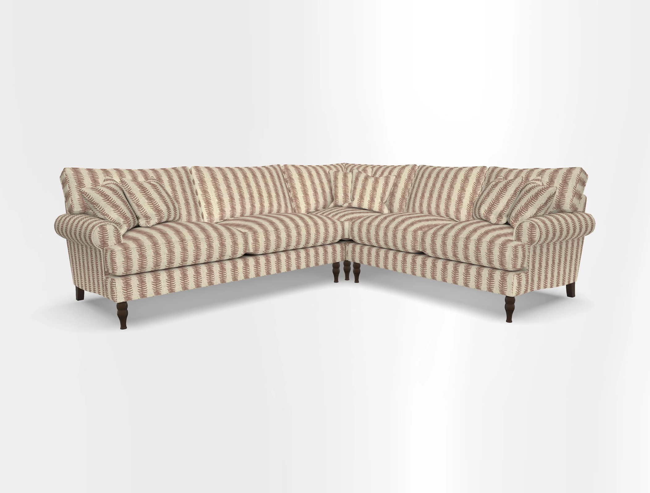 Cooksbridge corner sofa LHF in Cloth 21 Oak Leaf Beech
