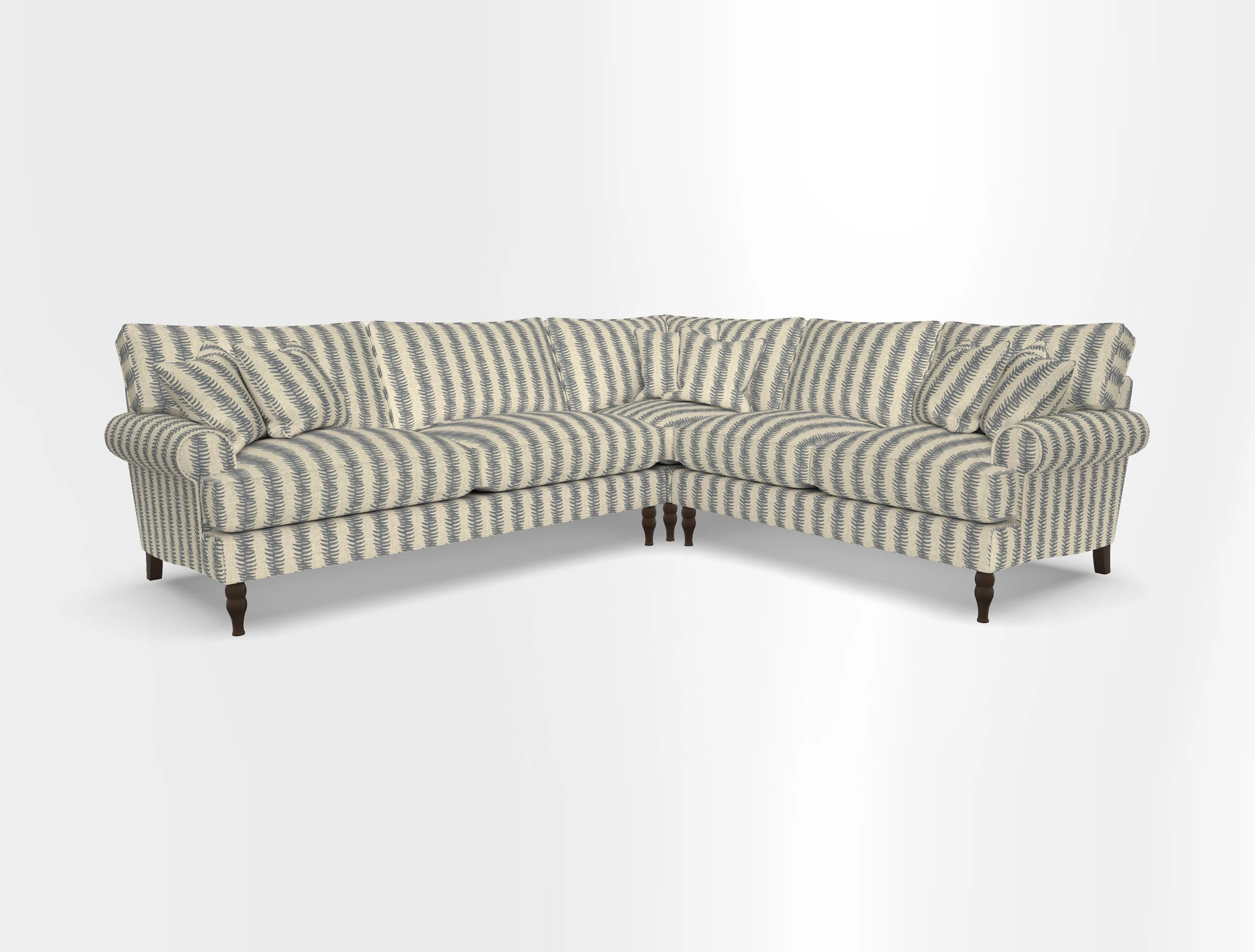 Cooksbridge corner sofa LHF in Cloth 21 Oak Leaf Beech