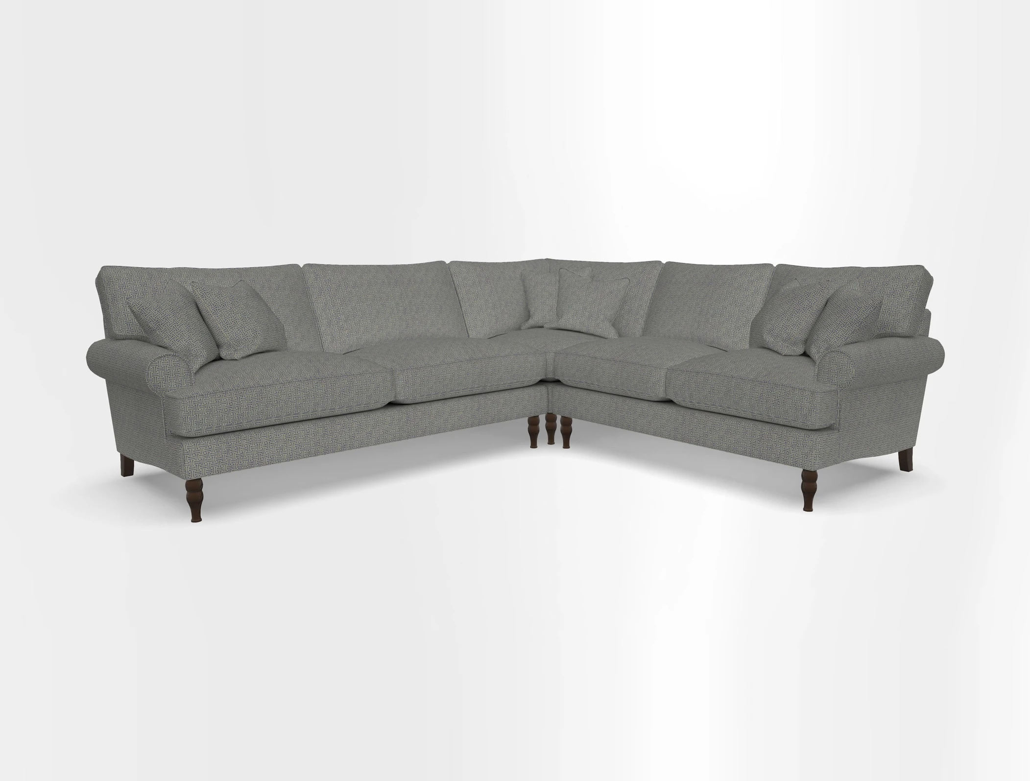 Cooksbridge corner sofa LHF in Cloth 21 Oak Leaf Beech