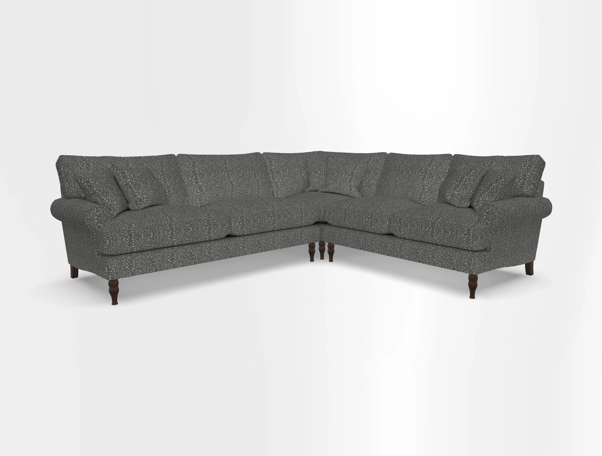 Cooksbridge corner sofa LHF in Cloth 21 Oak Leaf Beech