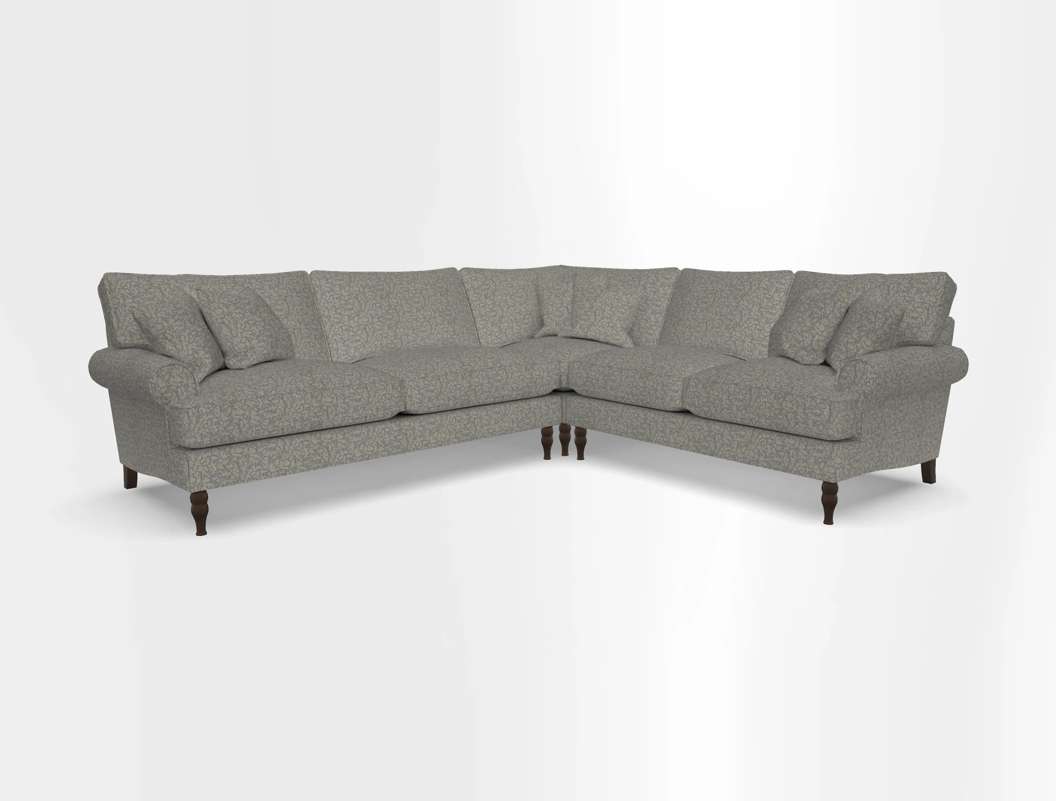 Cooksbridge corner sofa LHF in Cloth 21 Oak Leaf Beech