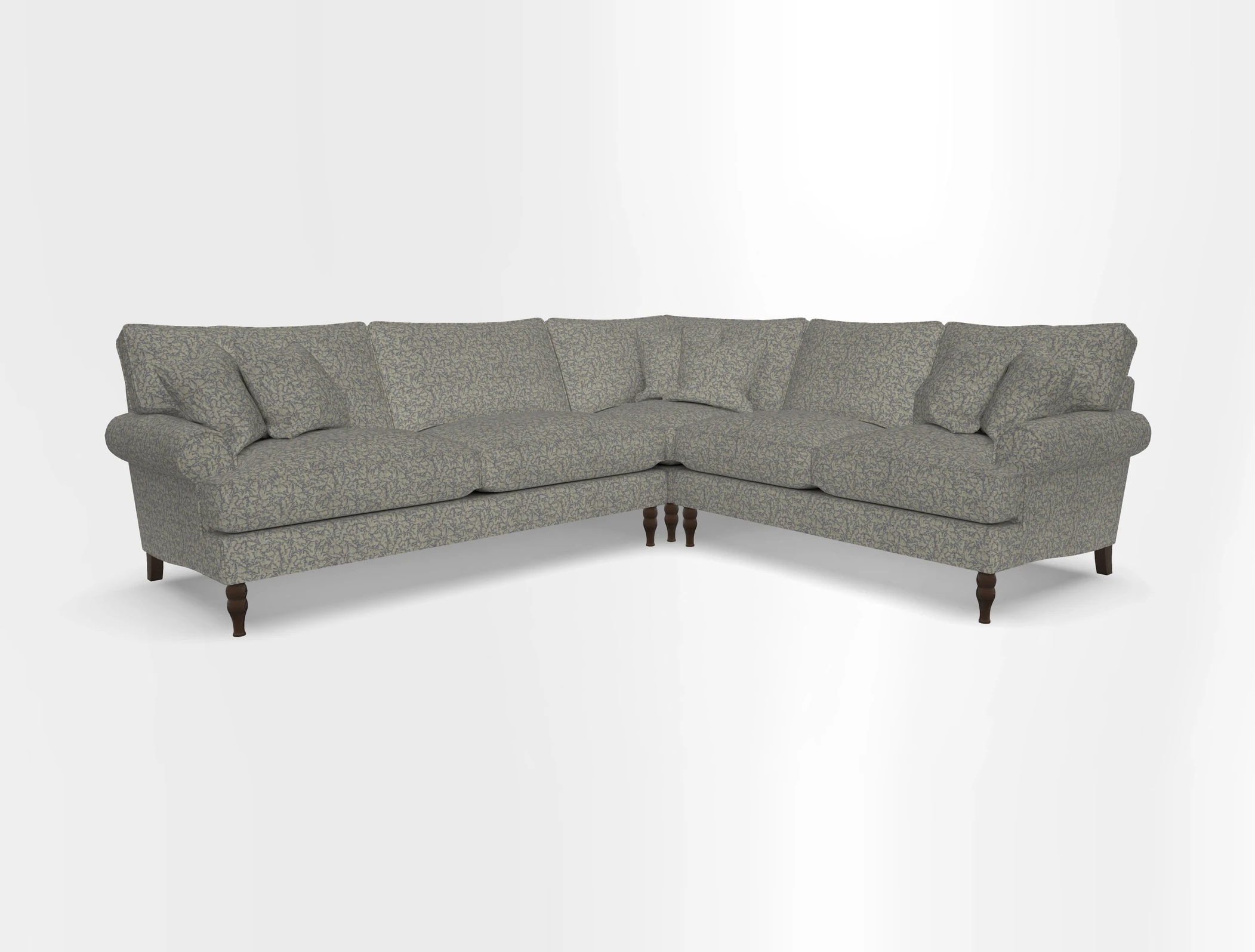 Cooksbridge corner sofa LHF in Cloth 21 Oak Leaf Beech