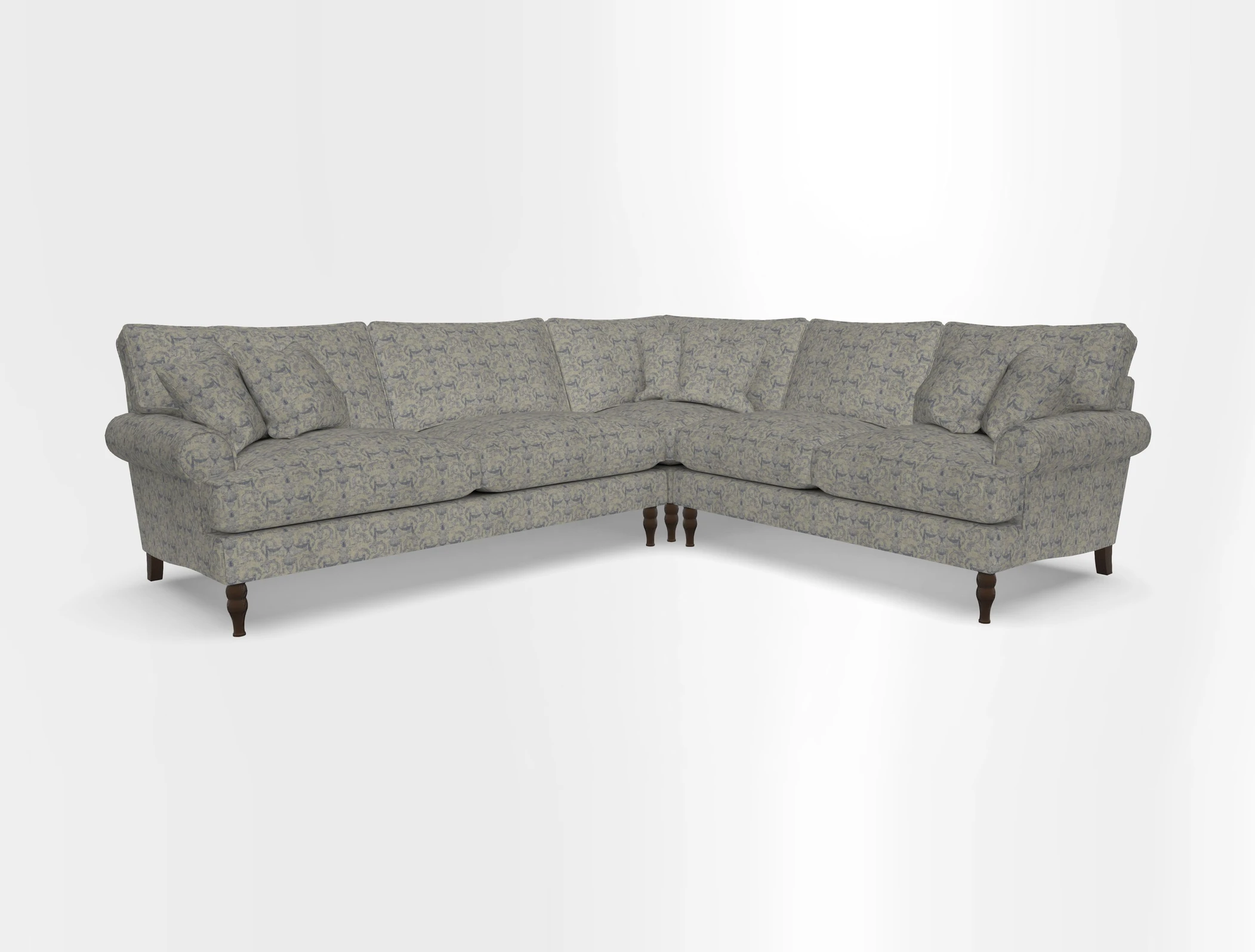 Cooksbridge corner sofa LHF in Cloth 21 Oak Leaf Beech