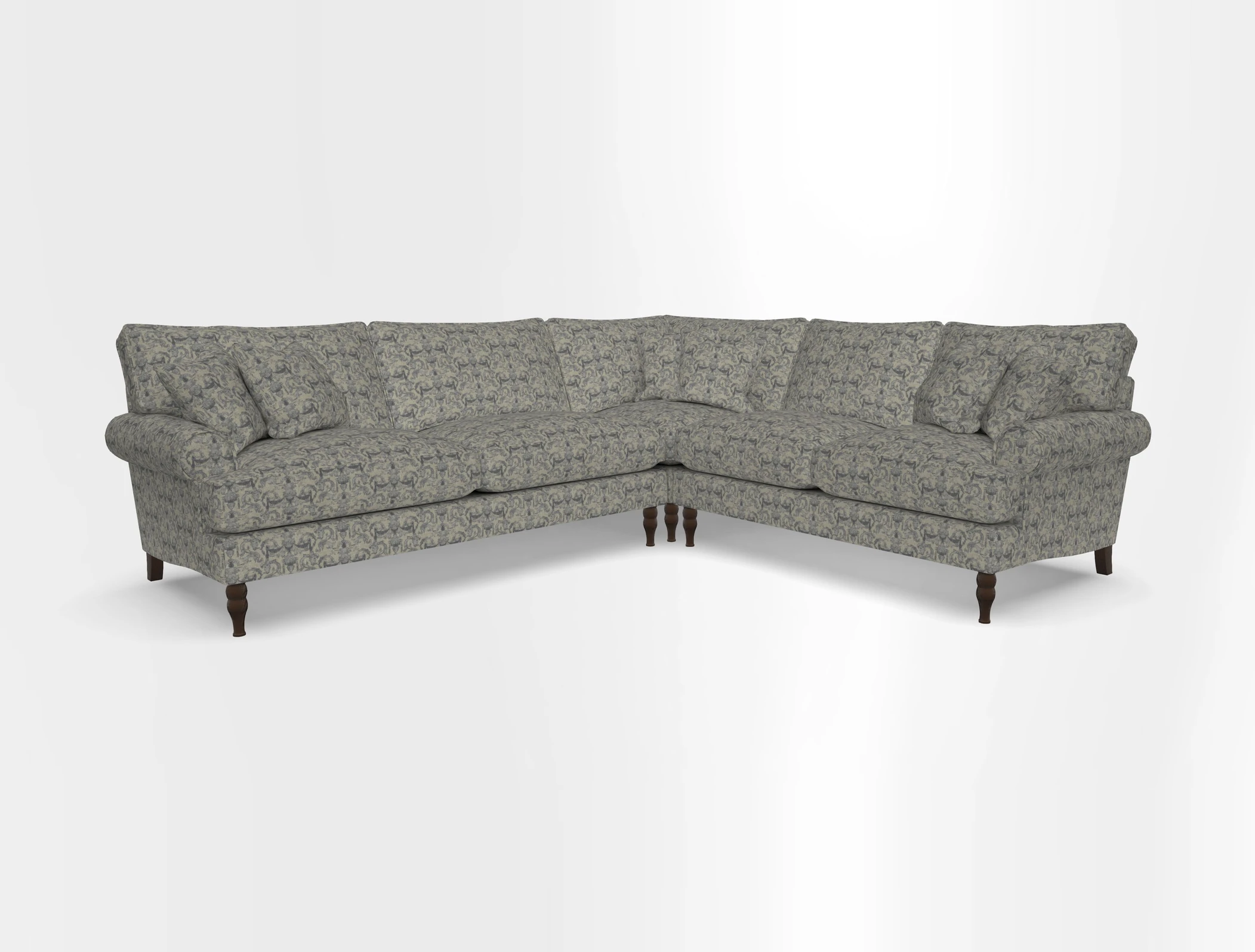 Cooksbridge corner sofa LHF in Cloth 21 Oak Leaf Beech
