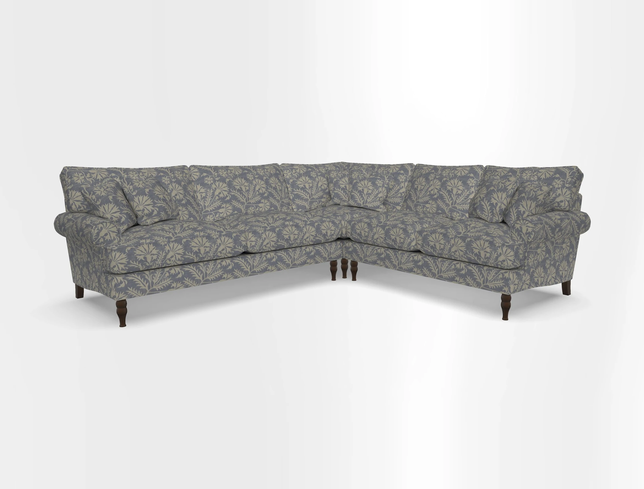 Cooksbridge corner sofa LHF in Cloth 21 Oak Leaf Beech