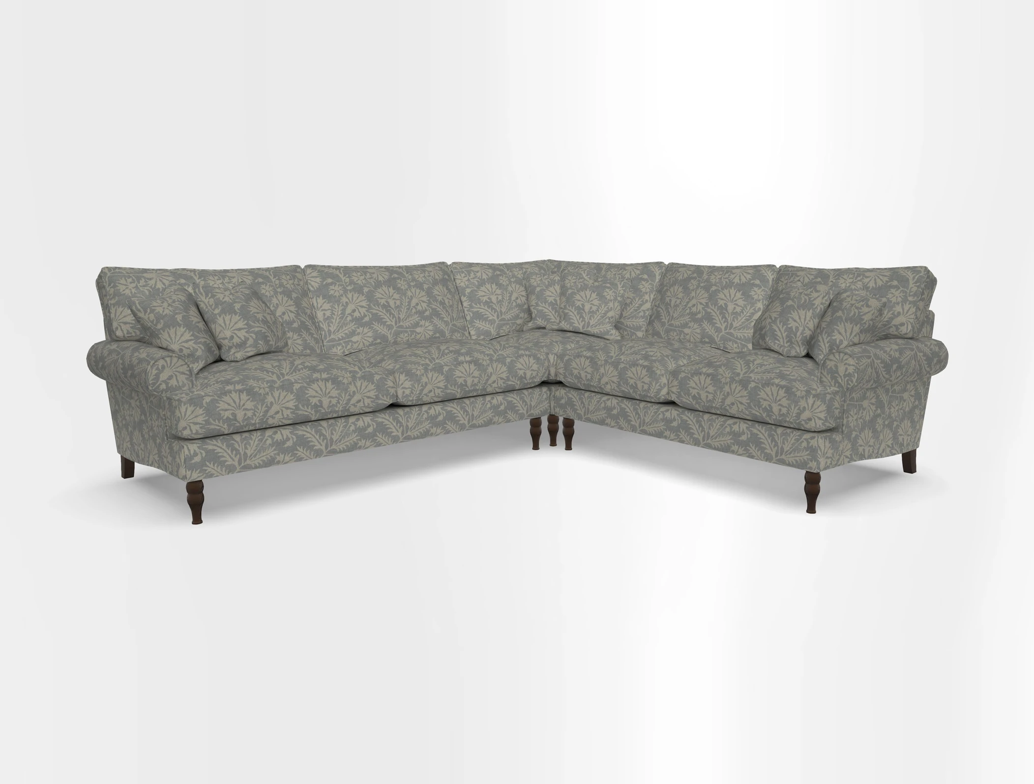 Cooksbridge corner sofa LHF in Cloth 21 Oak Leaf Beech
