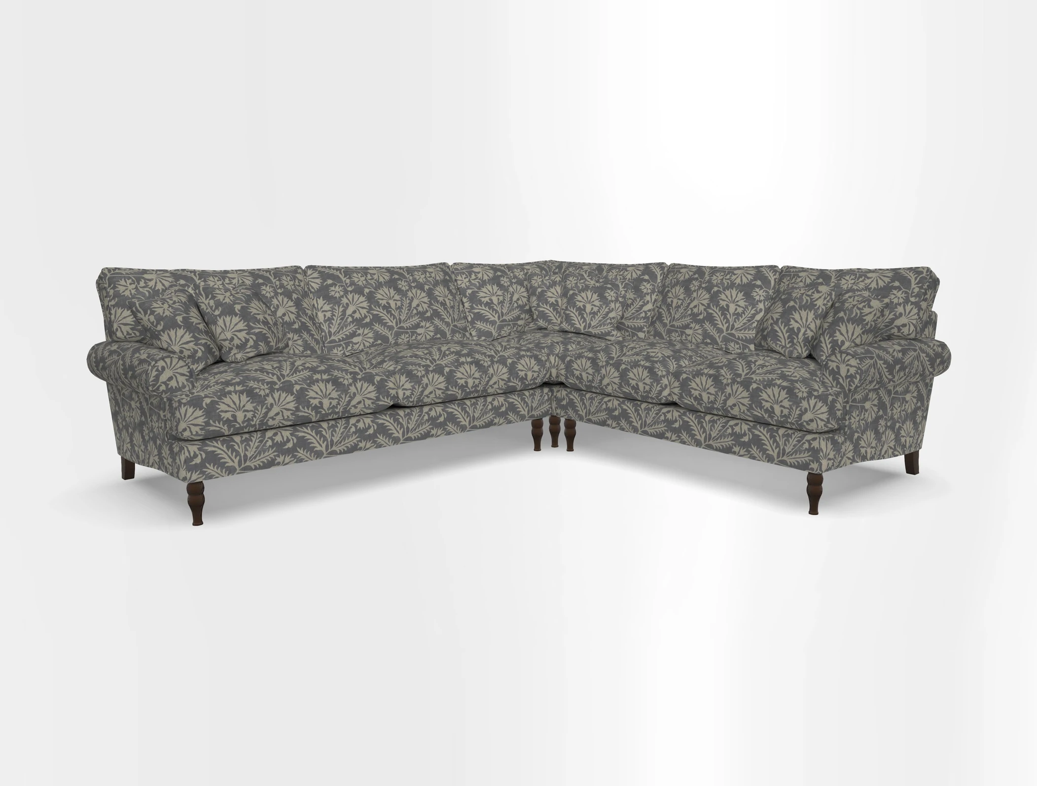 Cooksbridge corner sofa LHF in Cloth 21 Oak Leaf Beech