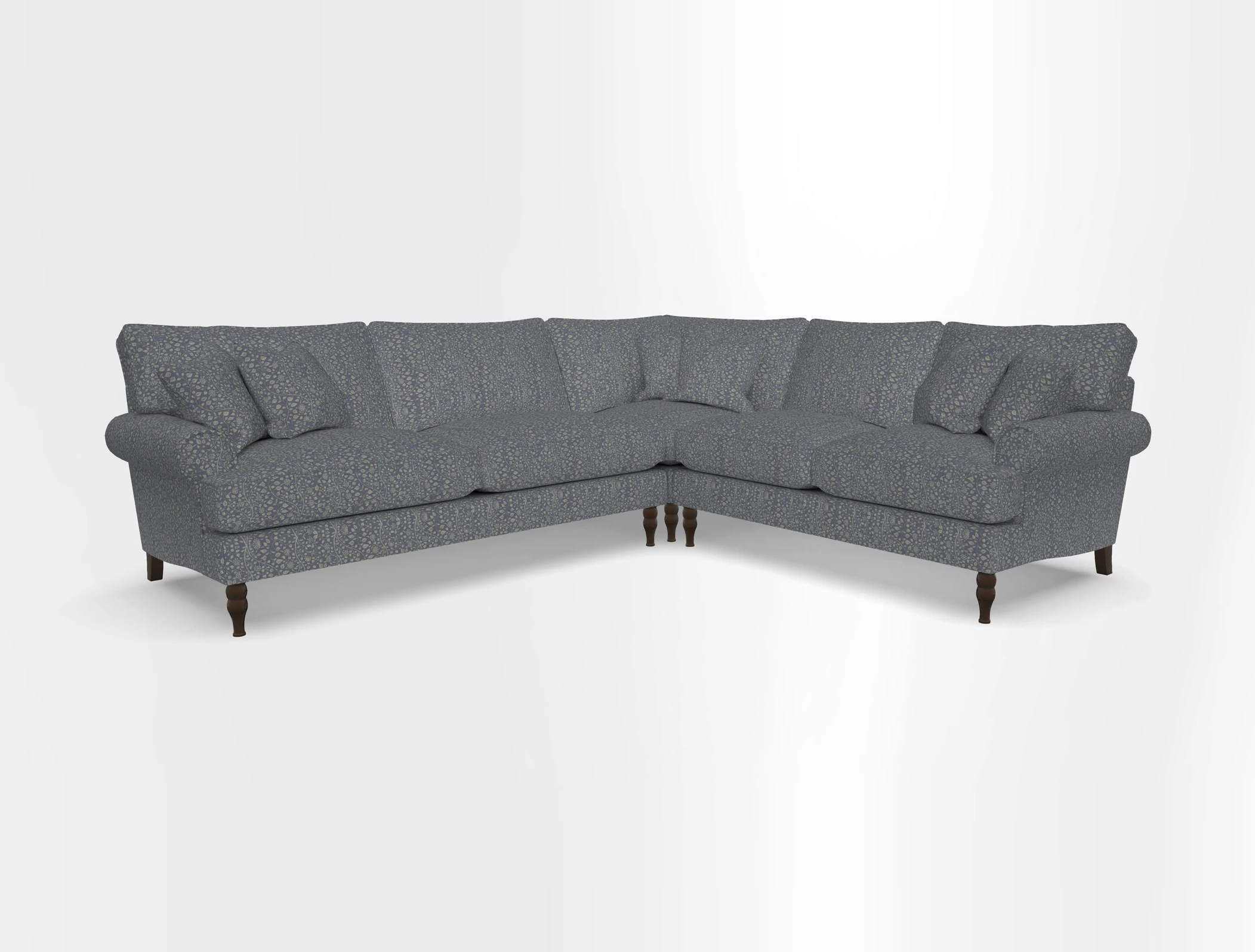 Cooksbridge corner sofa LHF in Cloth 21 Oak Leaf Beech