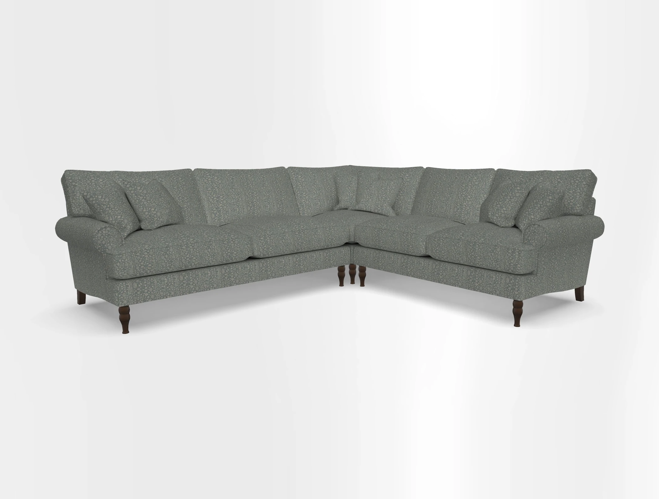 Cooksbridge corner sofa LHF in Cloth 21 Oak Leaf Beech
