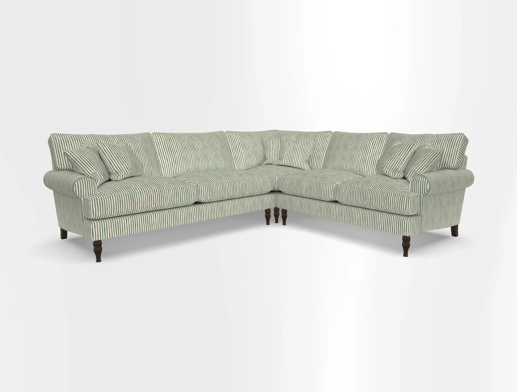 Cooksbridge corner sofa LHF in Cloth 21 Oak Leaf Beech
