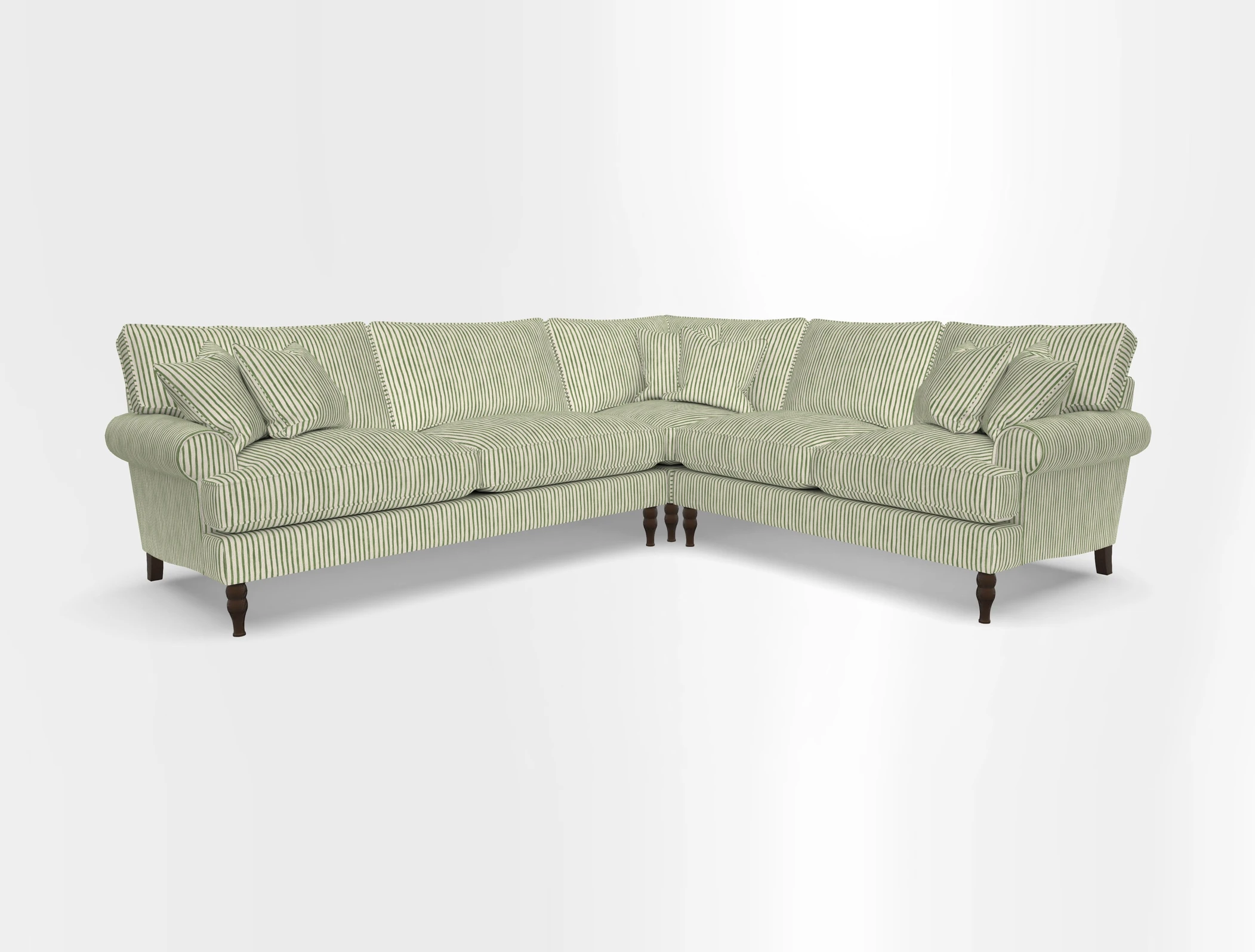 Cooksbridge corner sofa LHF in Cloth 21 Oak Leaf Beech