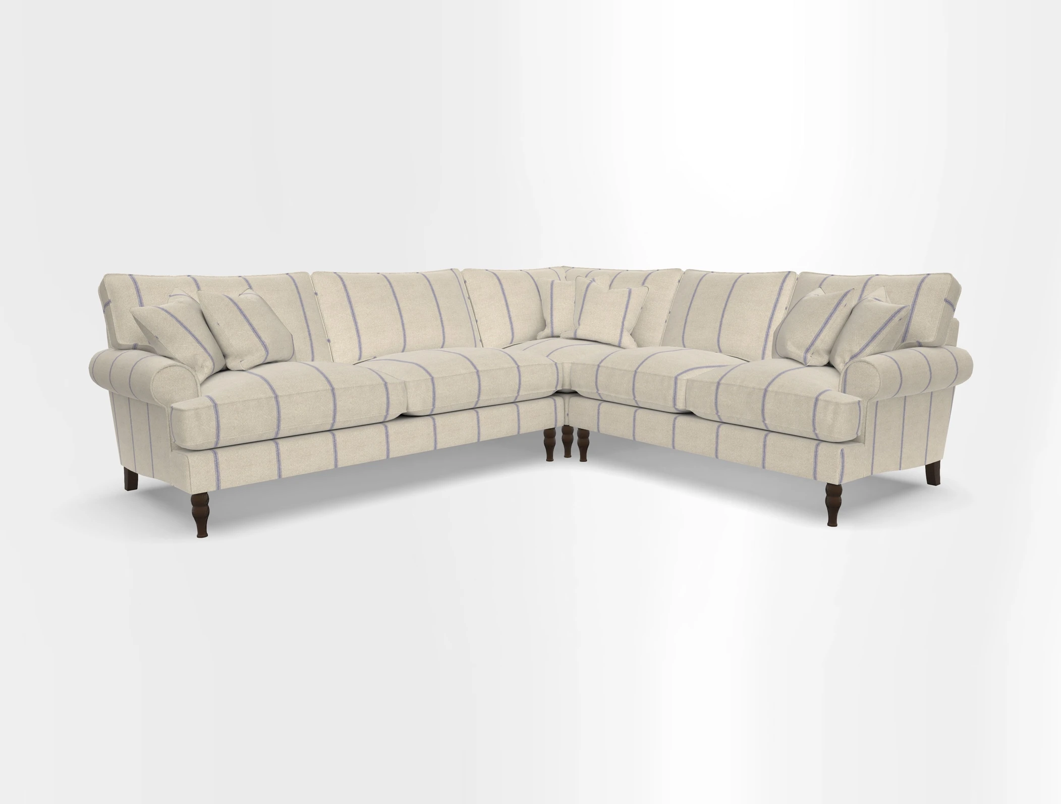 Cooksbridge corner sofa LHF in Cloth 21 Oak Leaf Beech