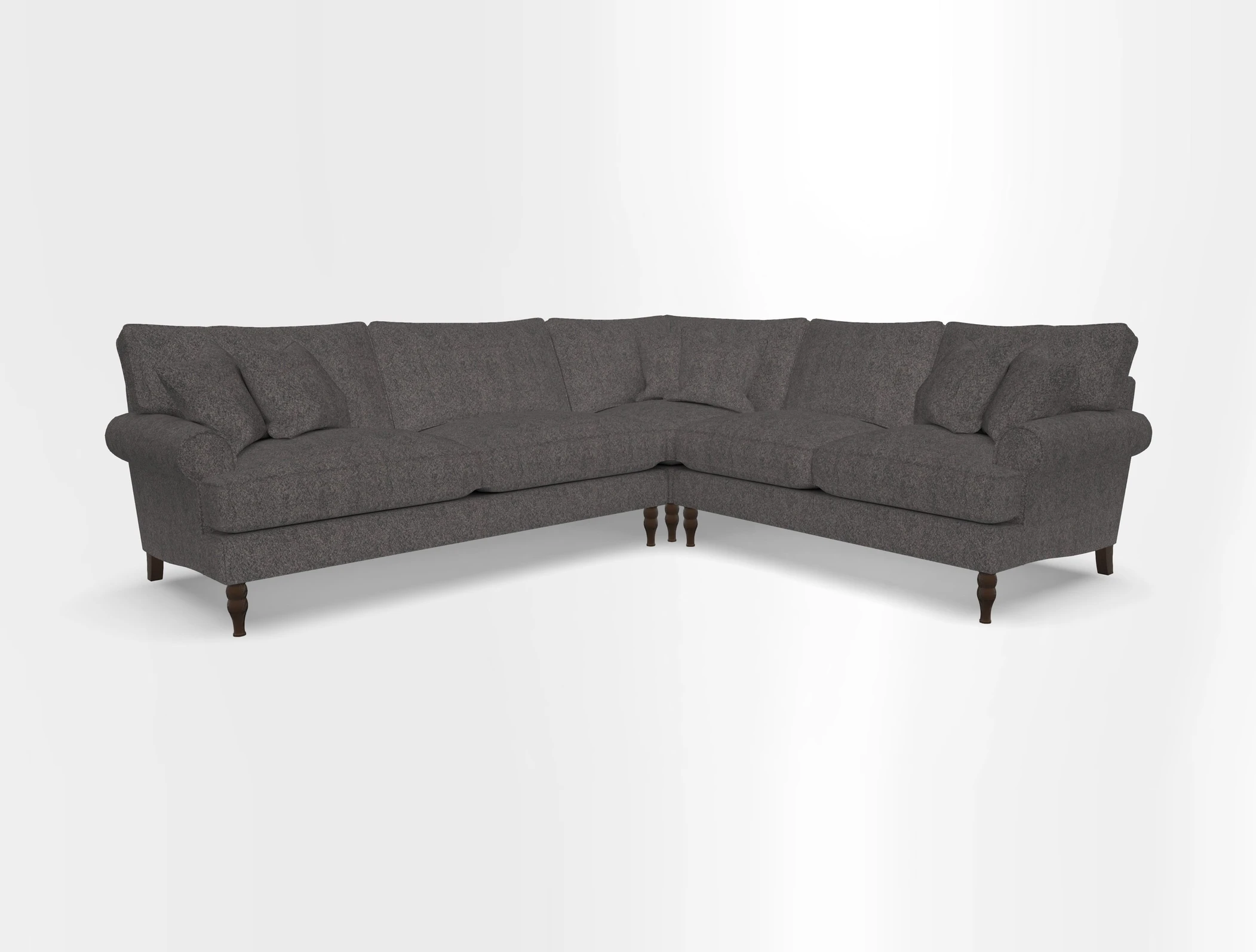 Cooksbridge corner sofa LHF in Cloth 21 Oak Leaf Beech