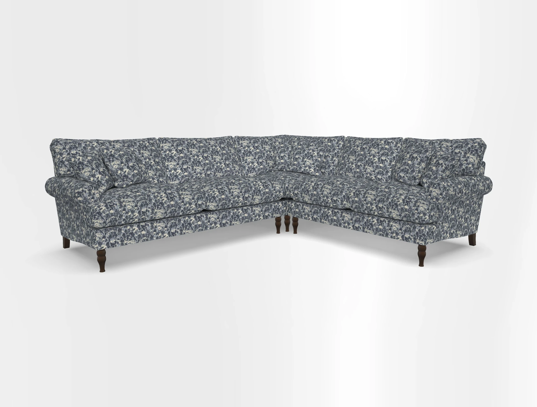 Cooksbridge corner sofa LHF in Cloth 21 Oak Leaf Beech