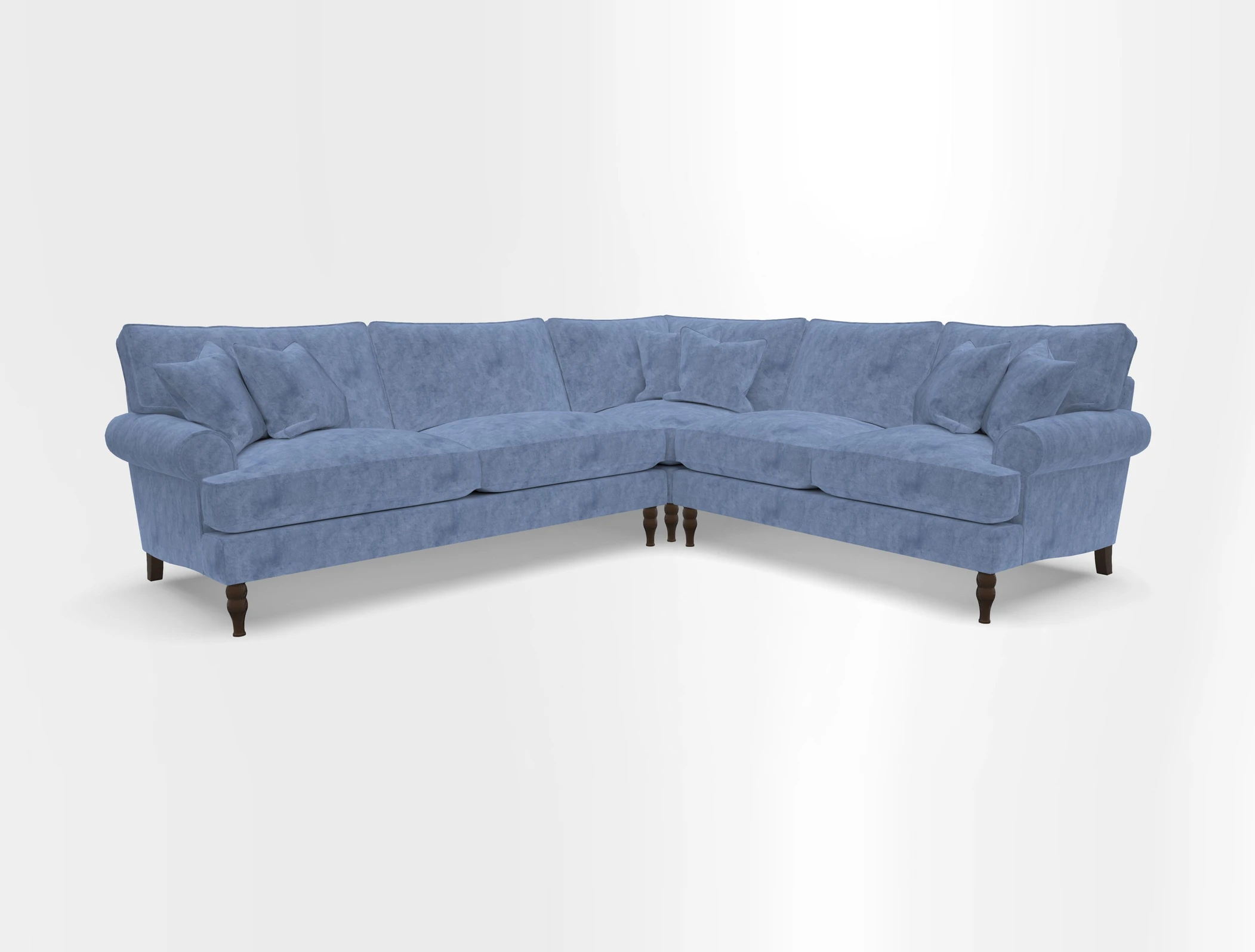 Cooksbridge corner sofa LHF in Cloth 21 Oak Leaf Beech