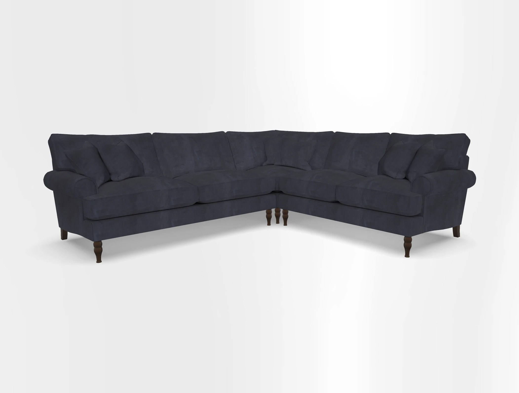 Cooksbridge corner sofa LHF in Cloth 21 Oak Leaf Beech