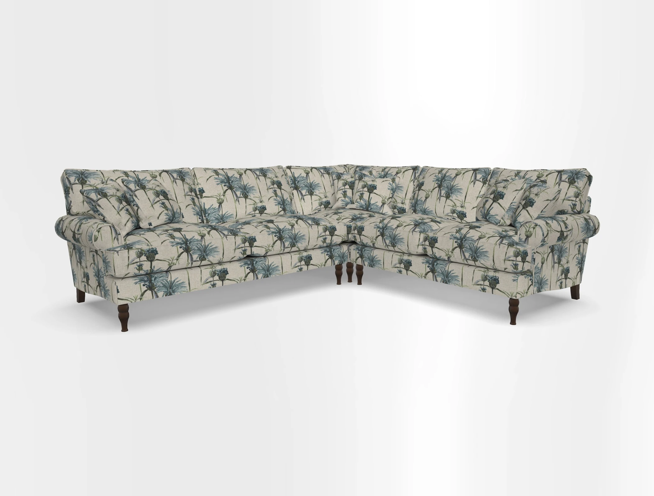 Cooksbridge corner sofa LHF in Cloth 21 Oak Leaf Beech