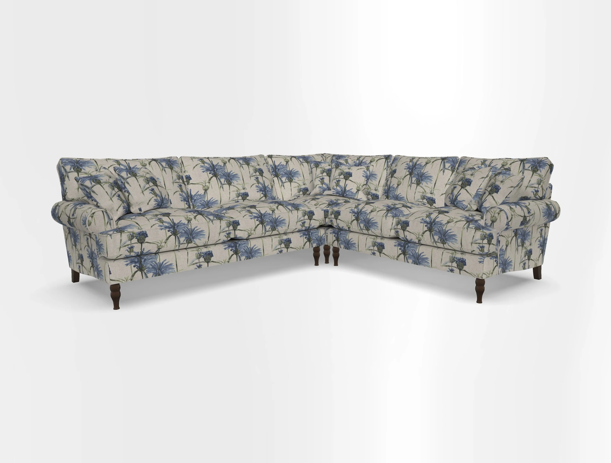 Cooksbridge corner sofa LHF in Cloth 21 Oak Leaf Beech