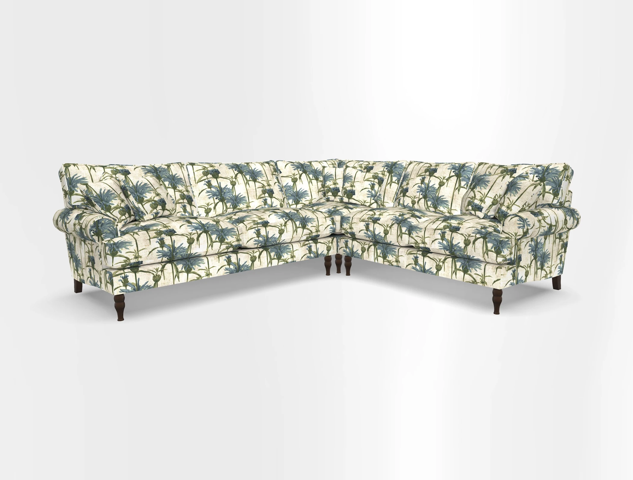 Cooksbridge corner sofa LHF in Cloth 21 Oak Leaf Beech
